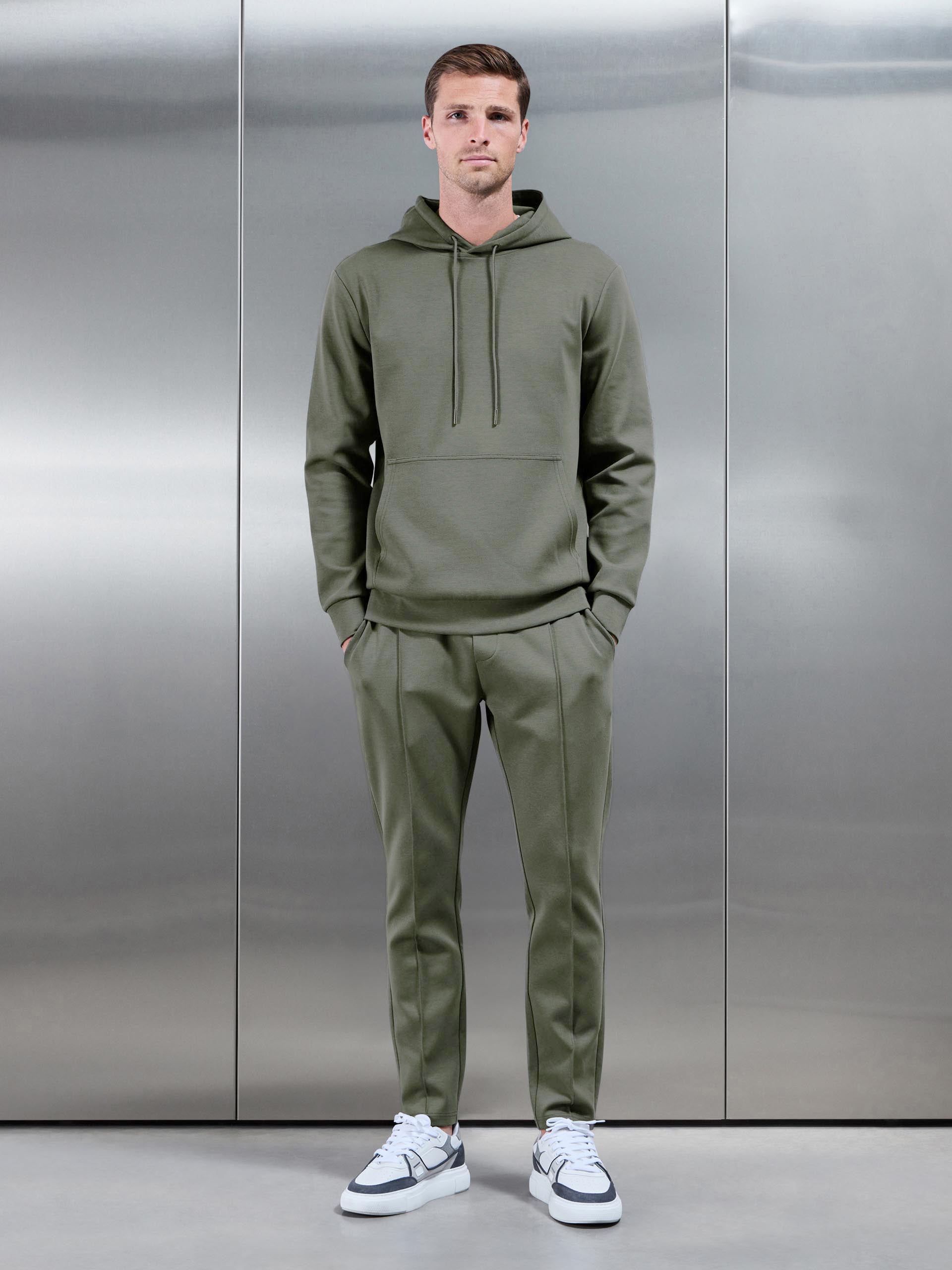 Interlock Jersey Tapered Jogger in Sage