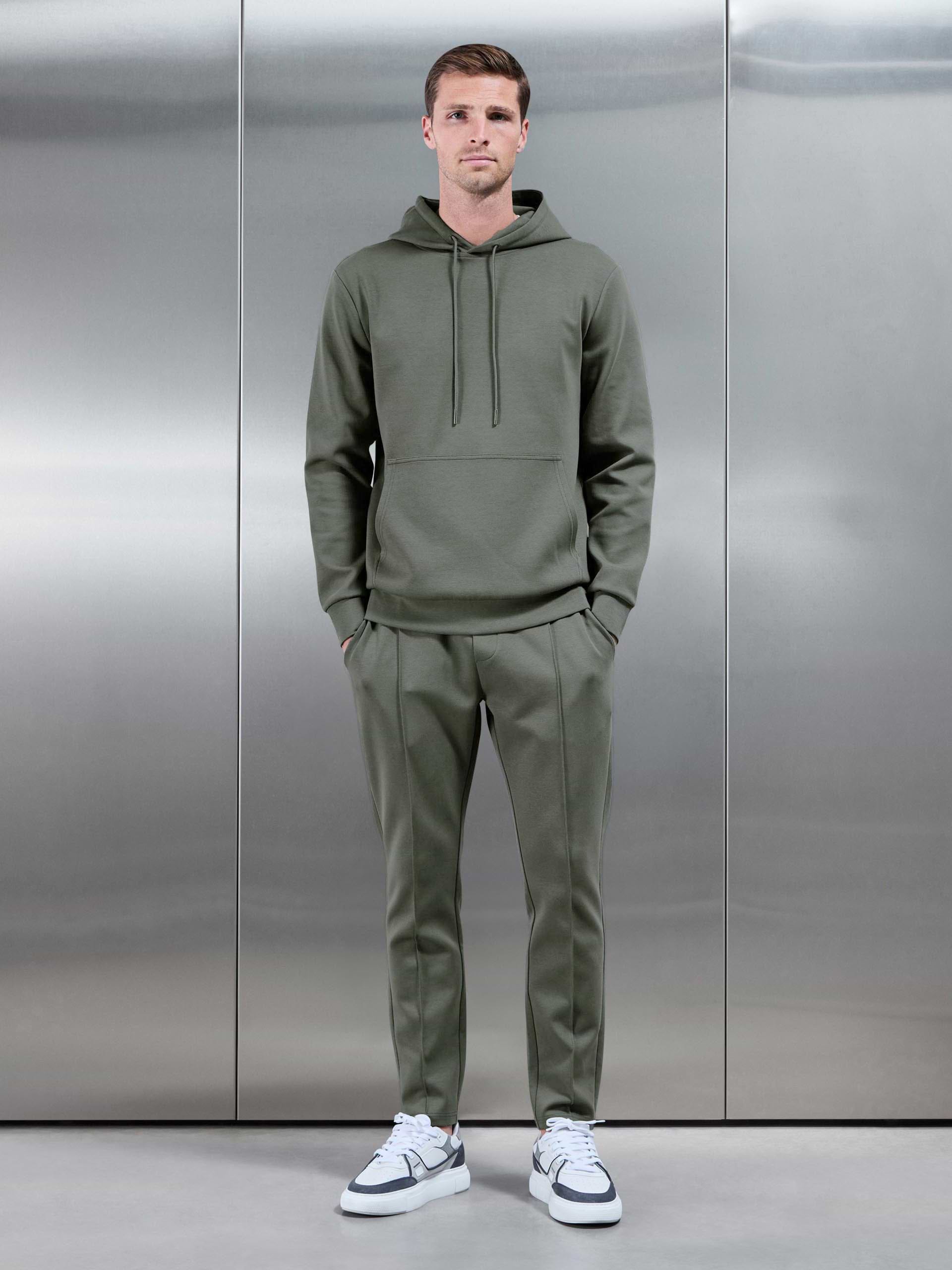 Interlock Jersey Tapered Jogger in Sage