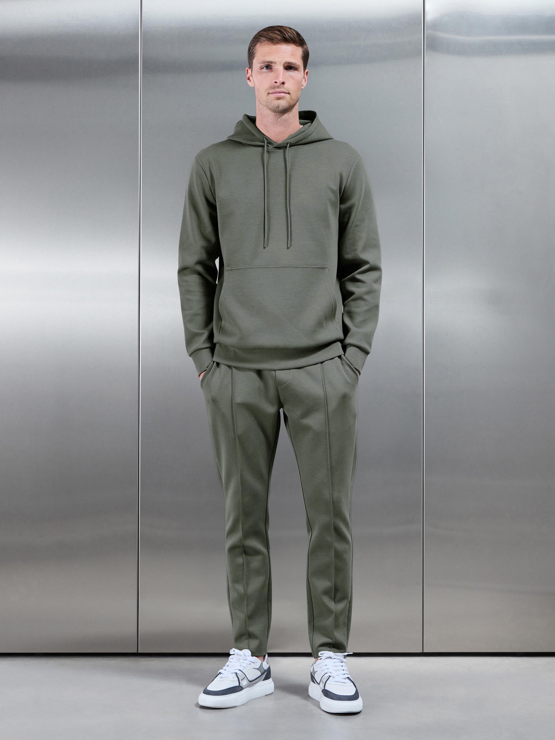 Interlock Jersey Tapered Jogger in Sage