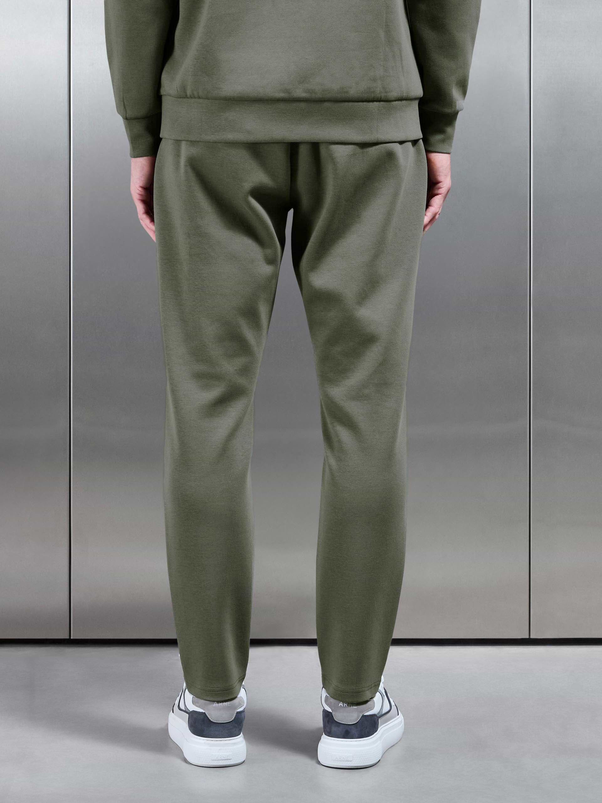 Interlock Jersey Tapered Jogger in Sage