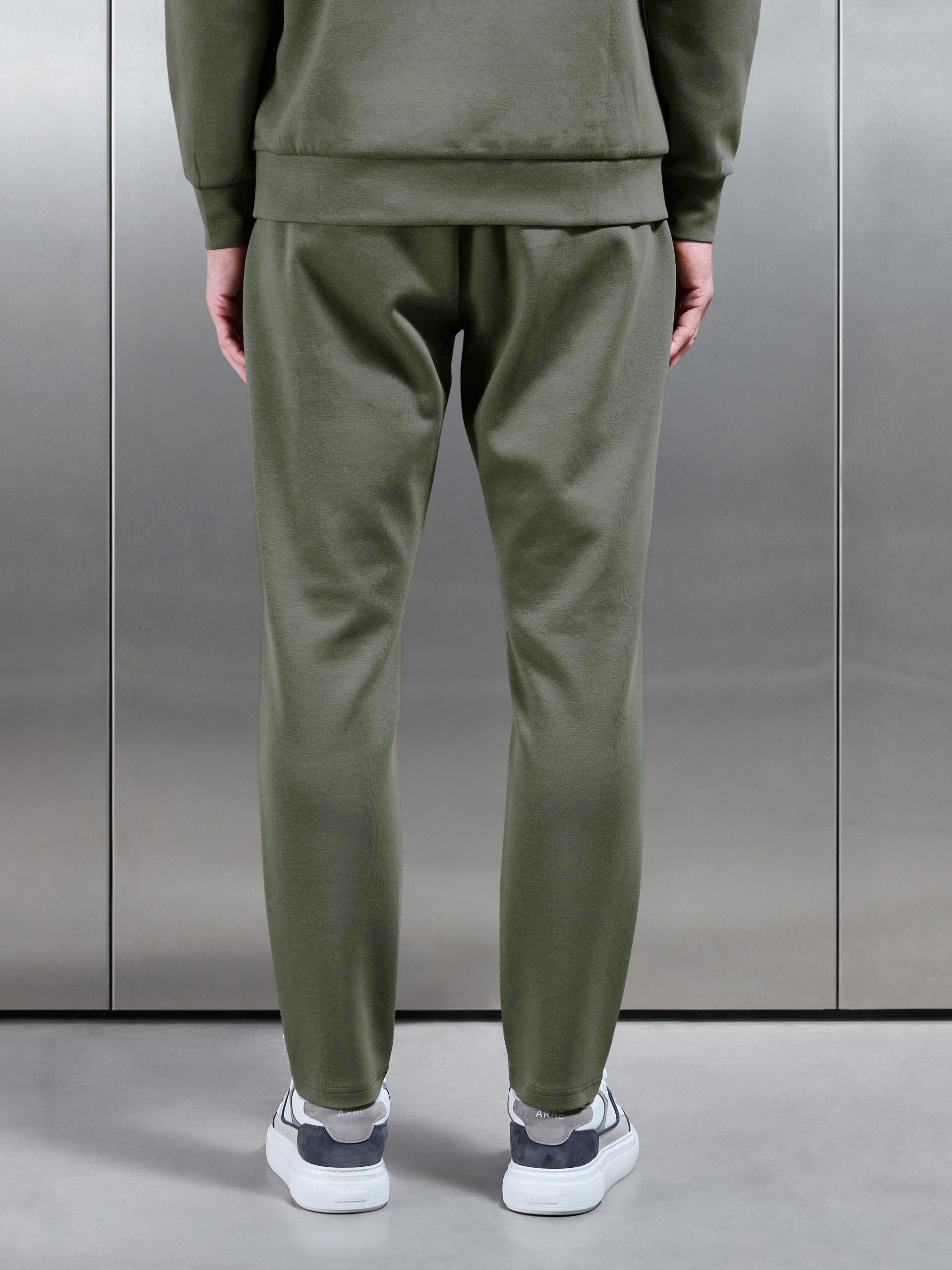 Interlock Jersey Tapered Jogger in Sage