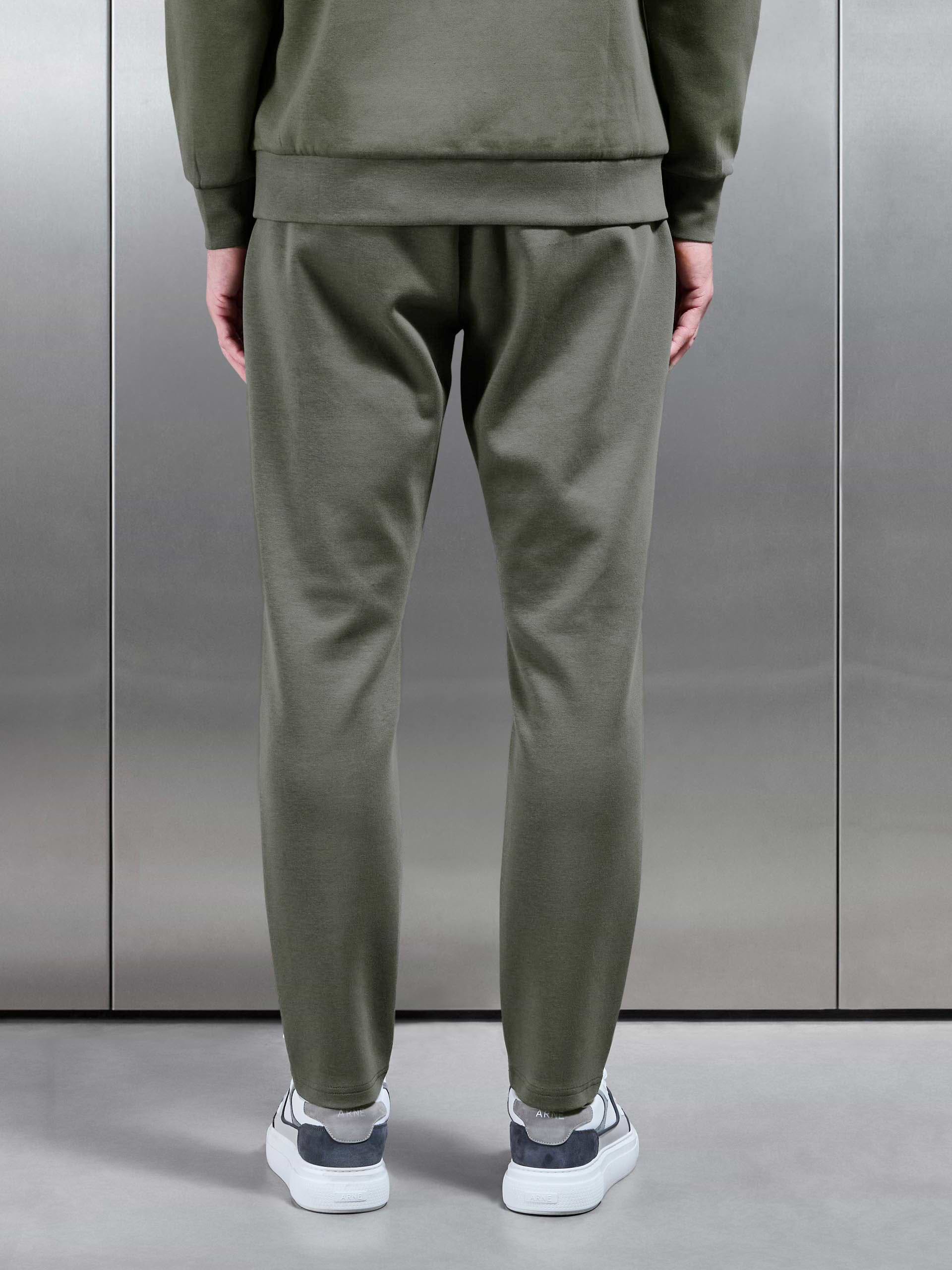 Interlock Jersey Tapered Jogger in Sage