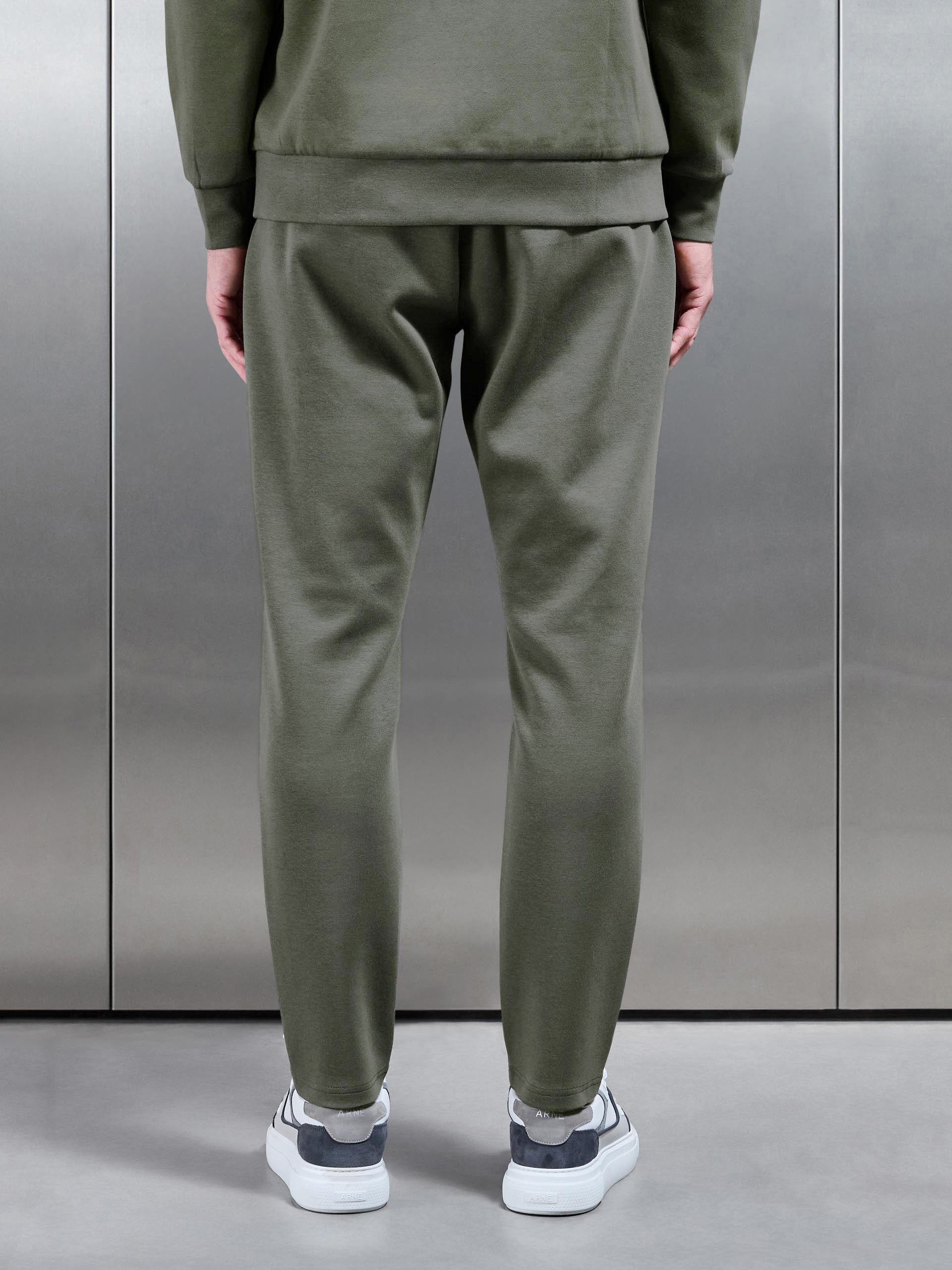 Interlock Jersey Tapered Jogger in Sage