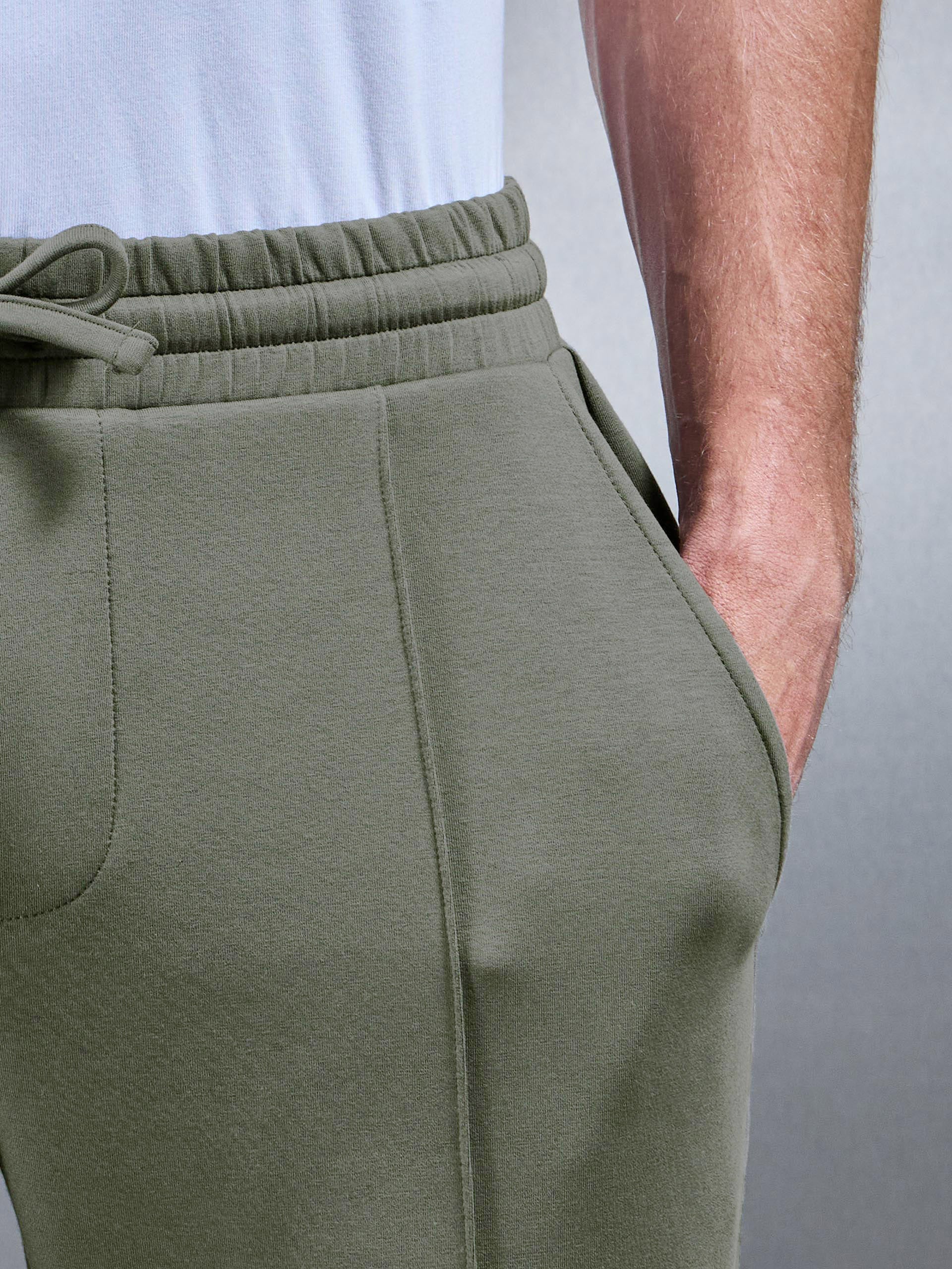 Interlock Jersey Tapered Jogger in Sage