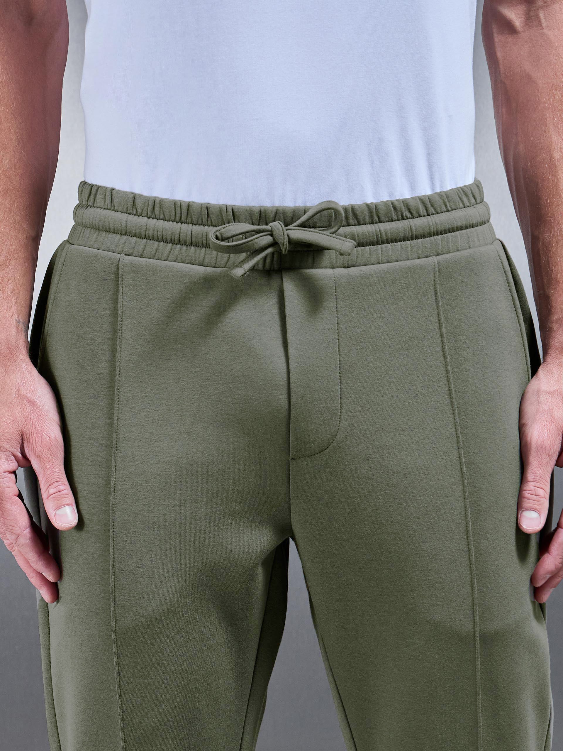 Interlock Jersey Tapered Jogger in Sage