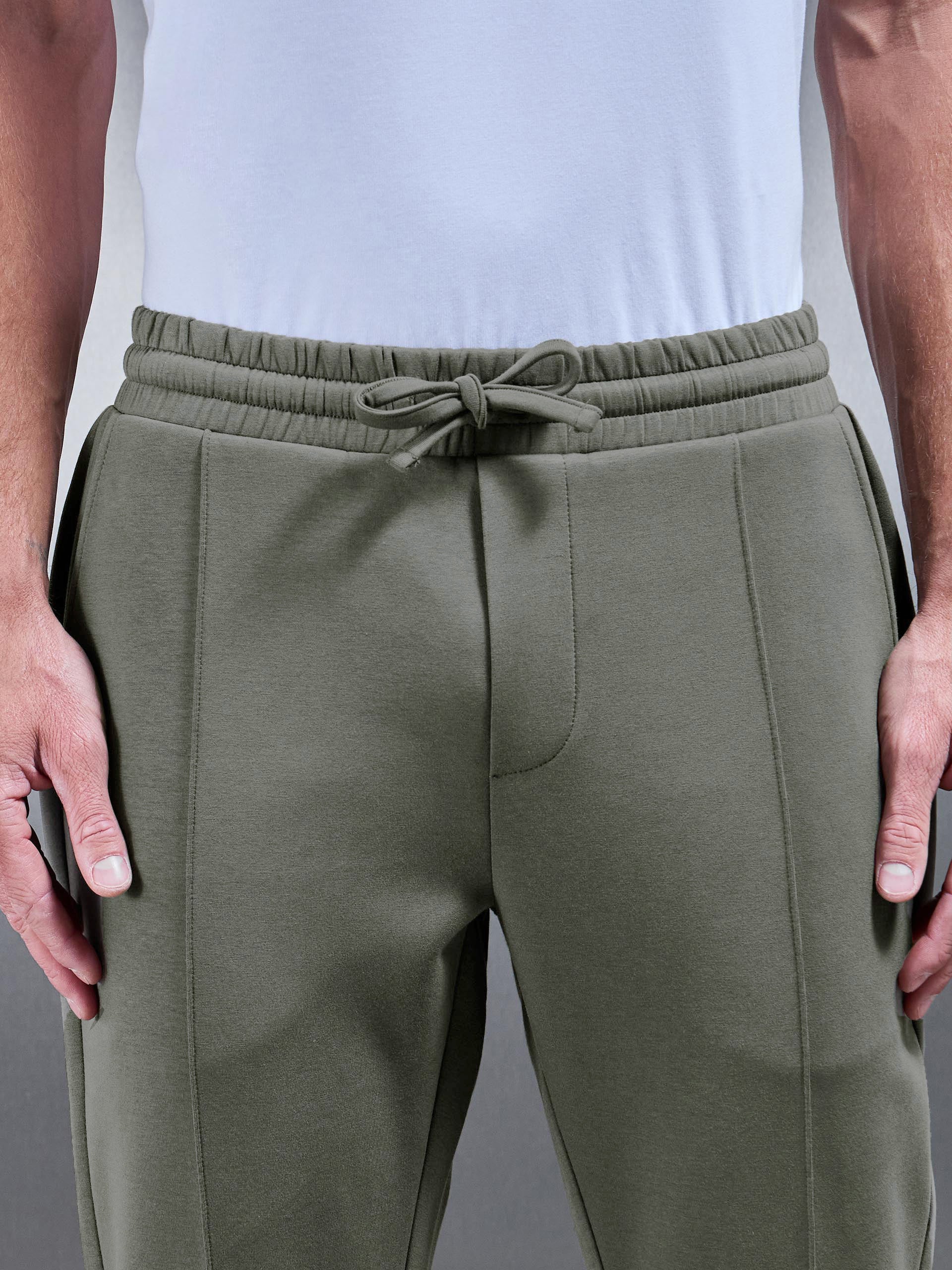 Interlock Jersey Tapered Jogger in Sage