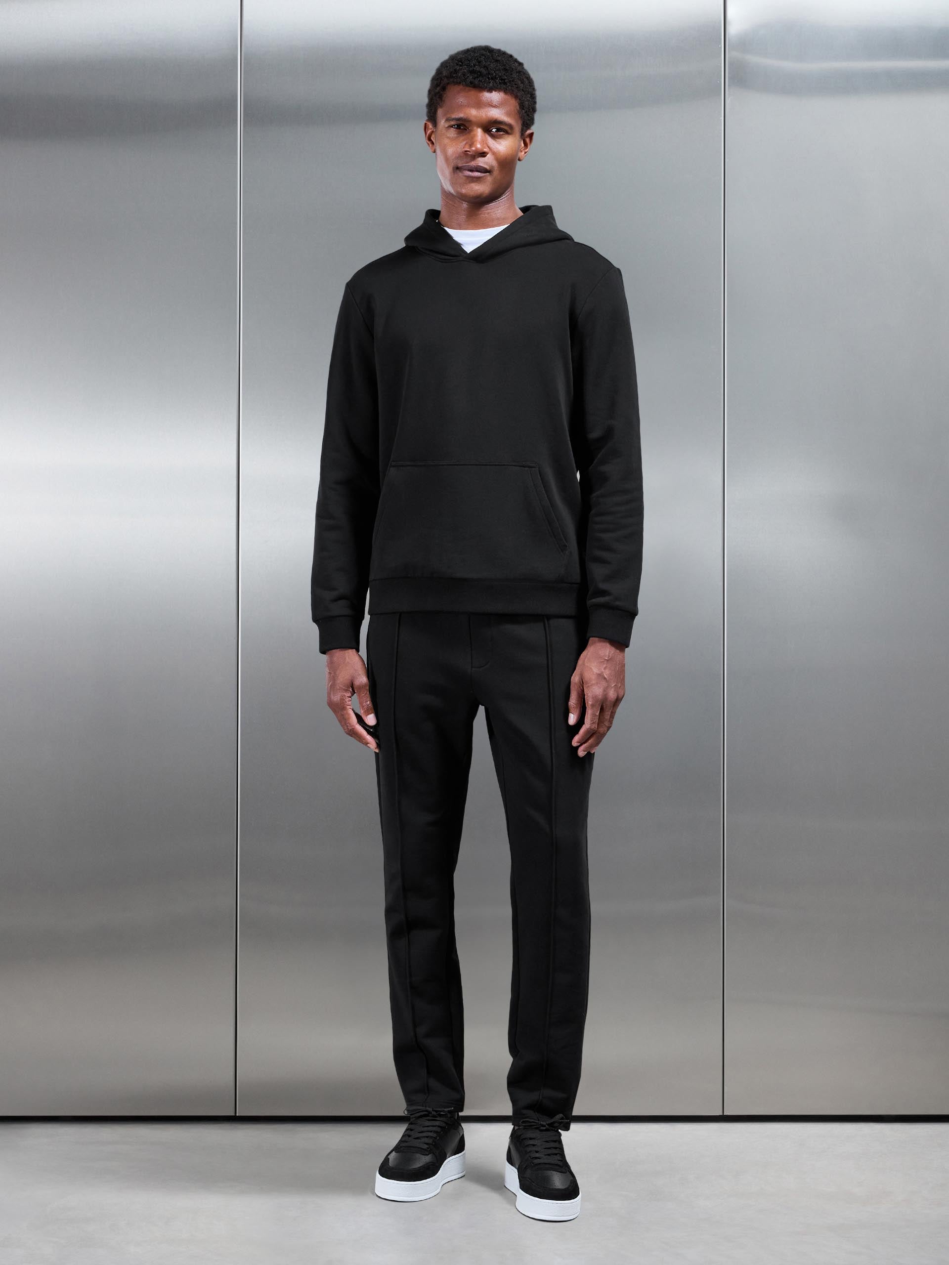 Mens Jersey Jogger in Black