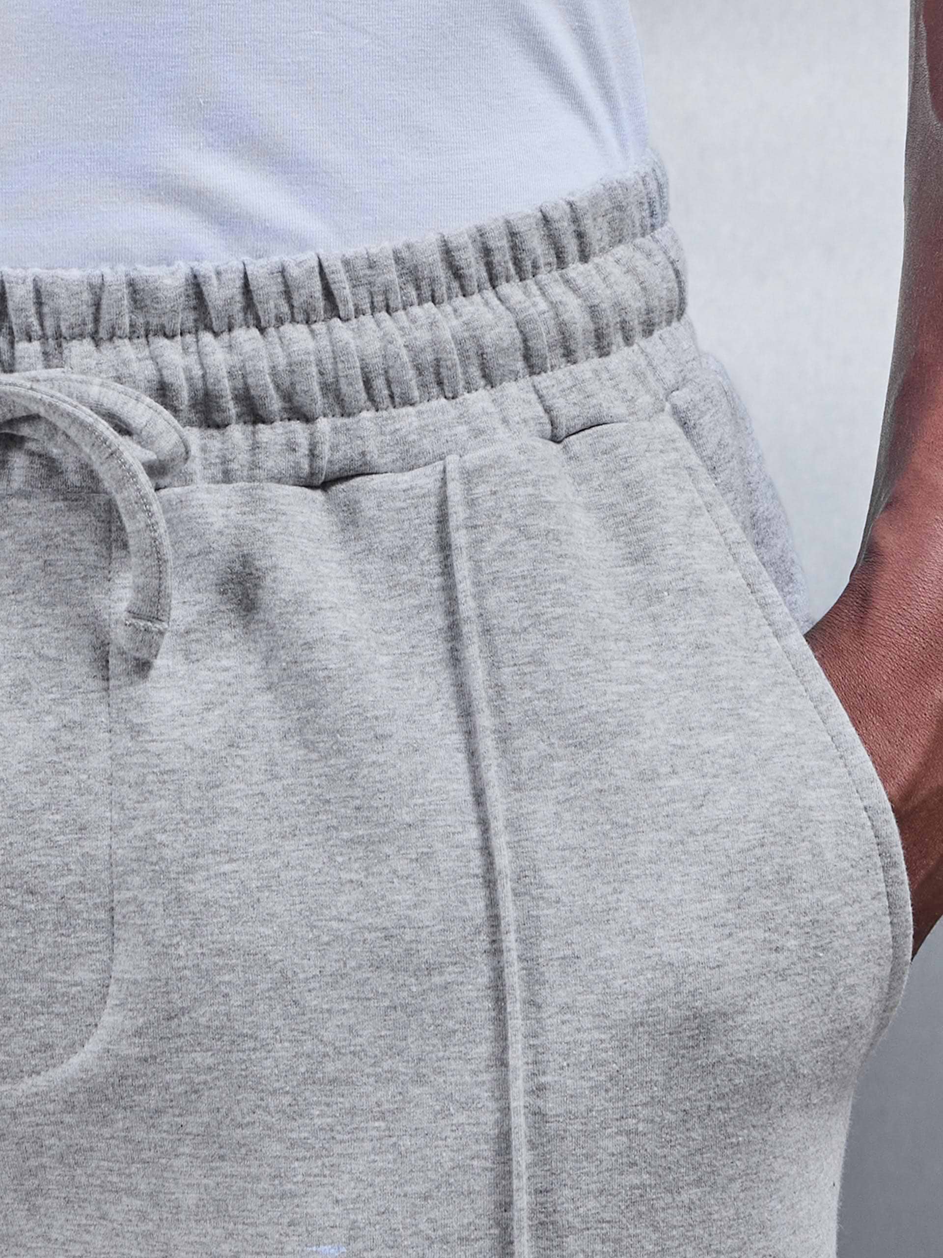 Jersey Jogger in Marl Grey