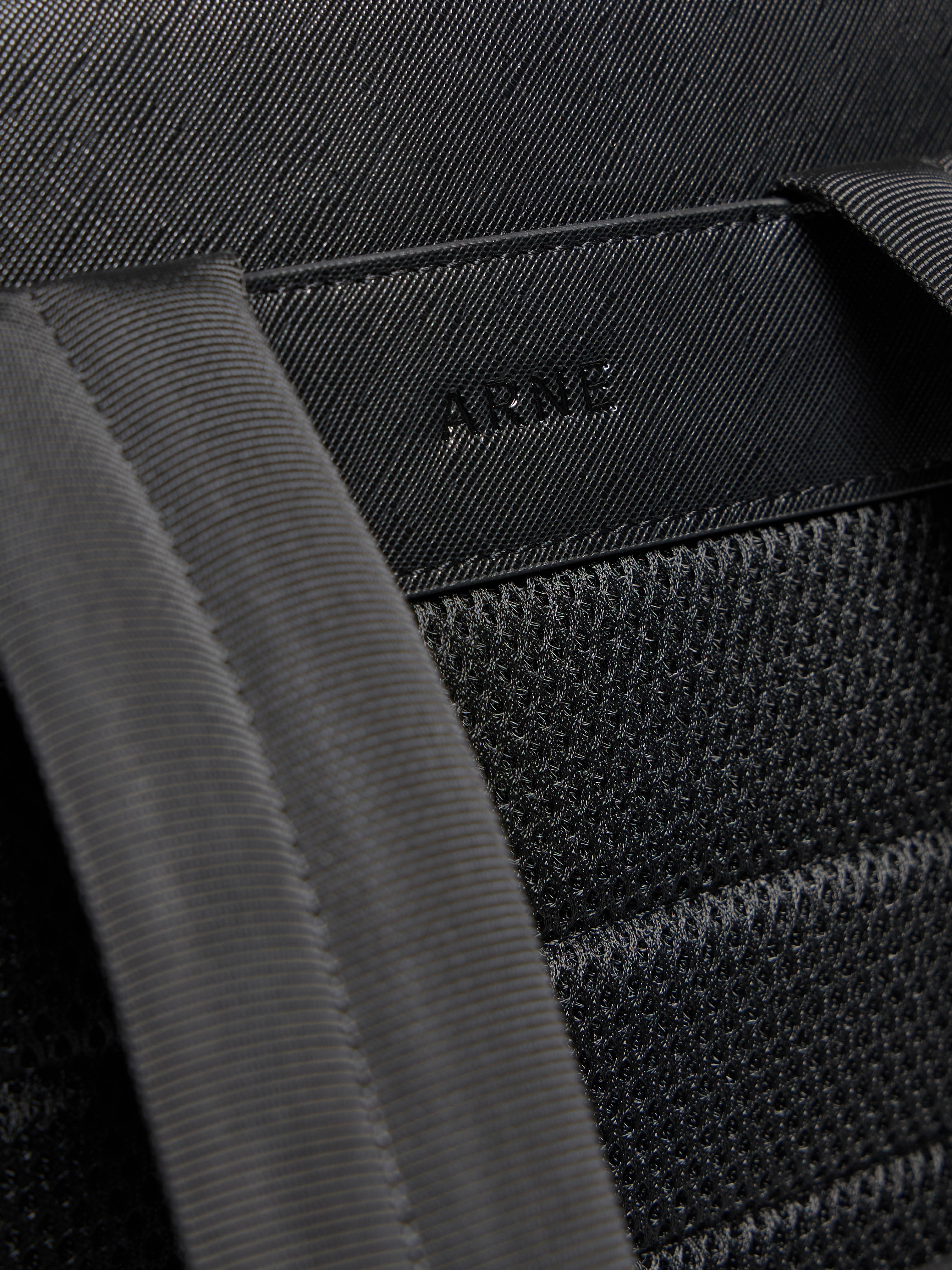 Mens Large Compartment Backpack in Black
