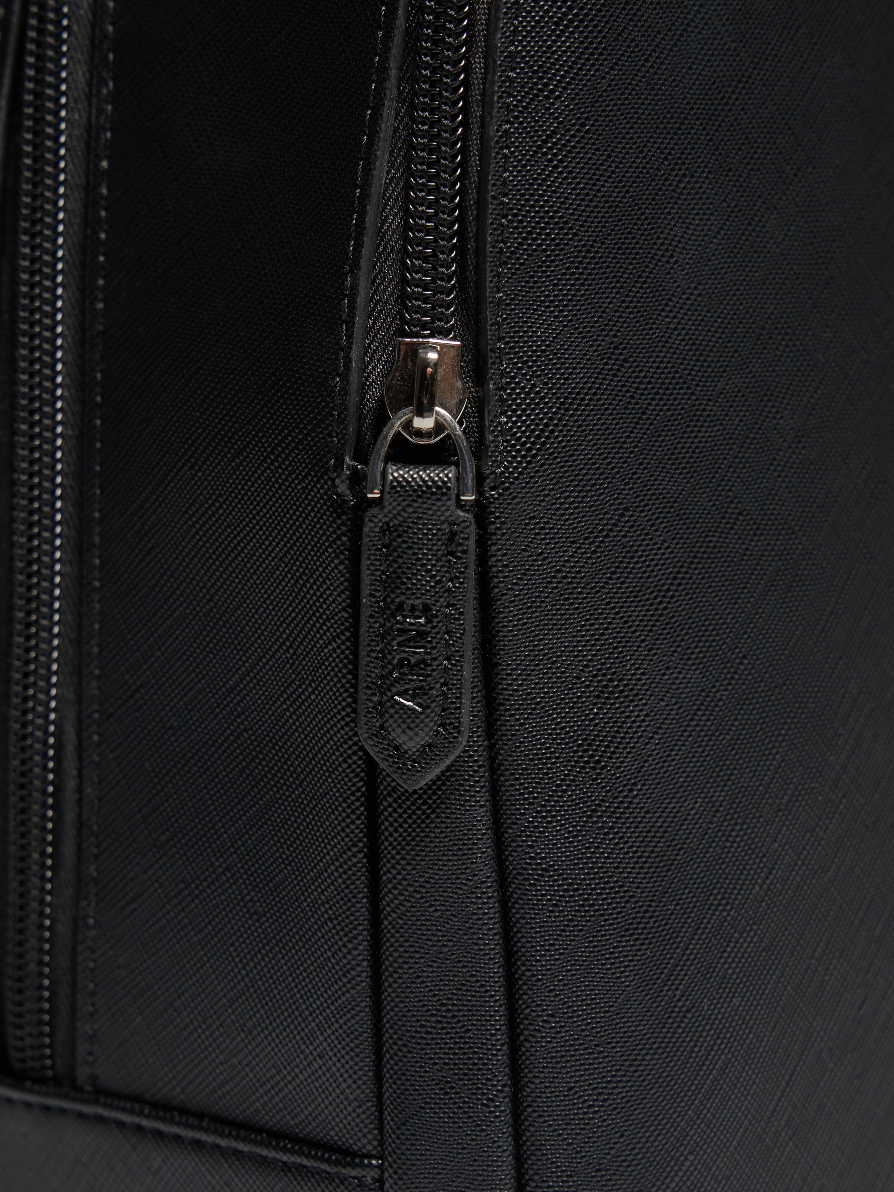Mens Large Compartment Backpack in Black