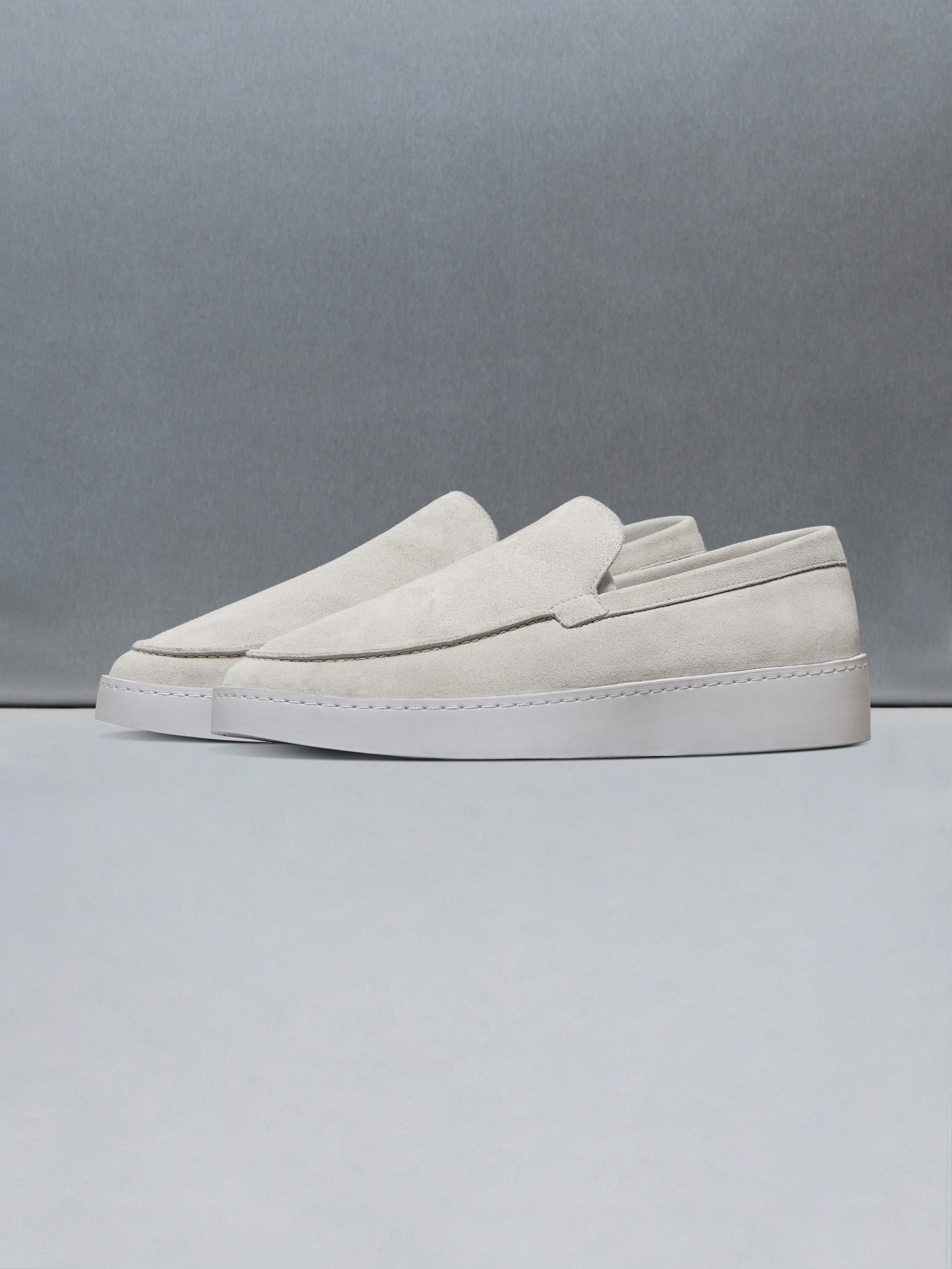 Mens Loafer in Stone