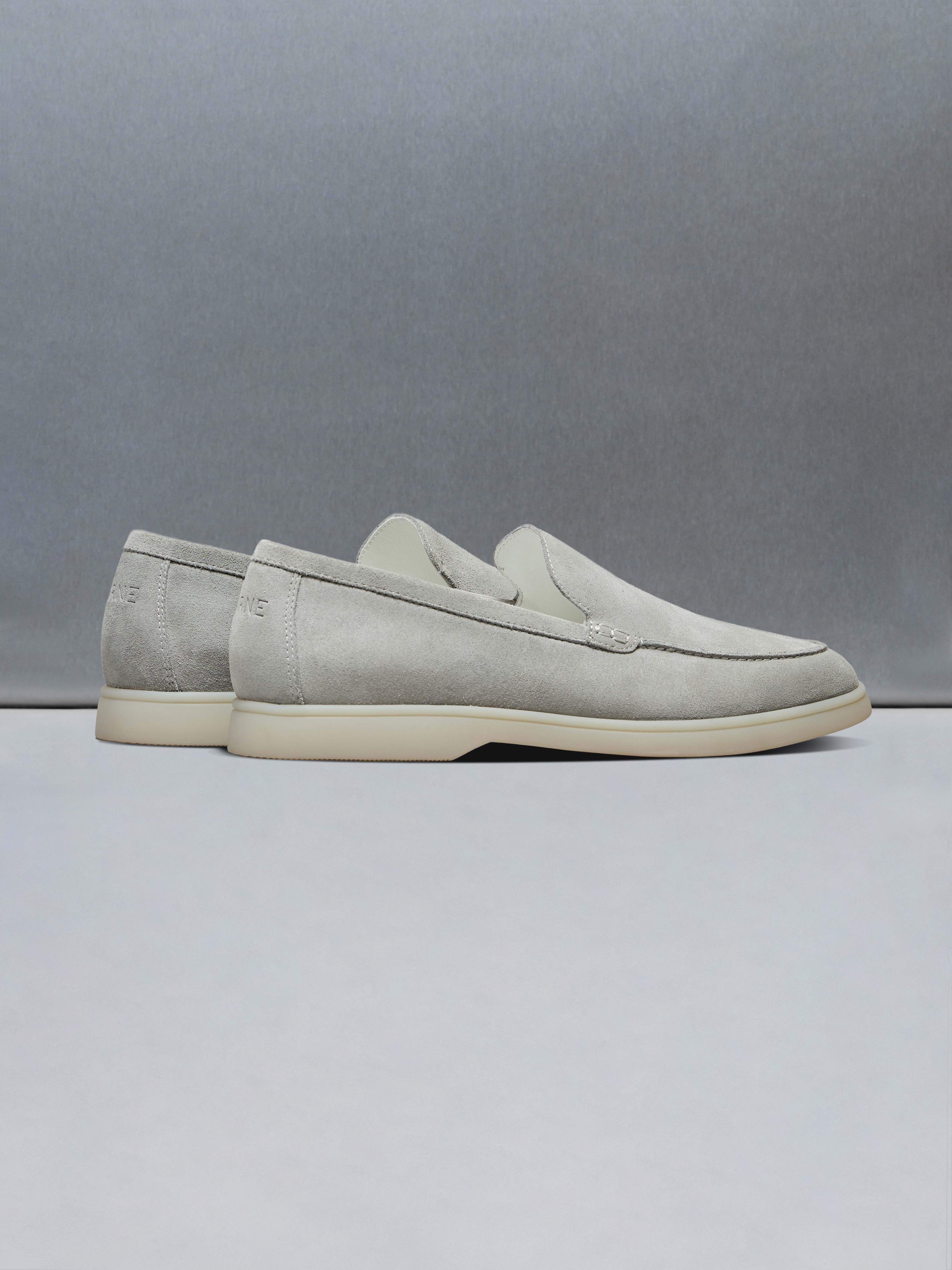 Mens Low Loafer in Grey