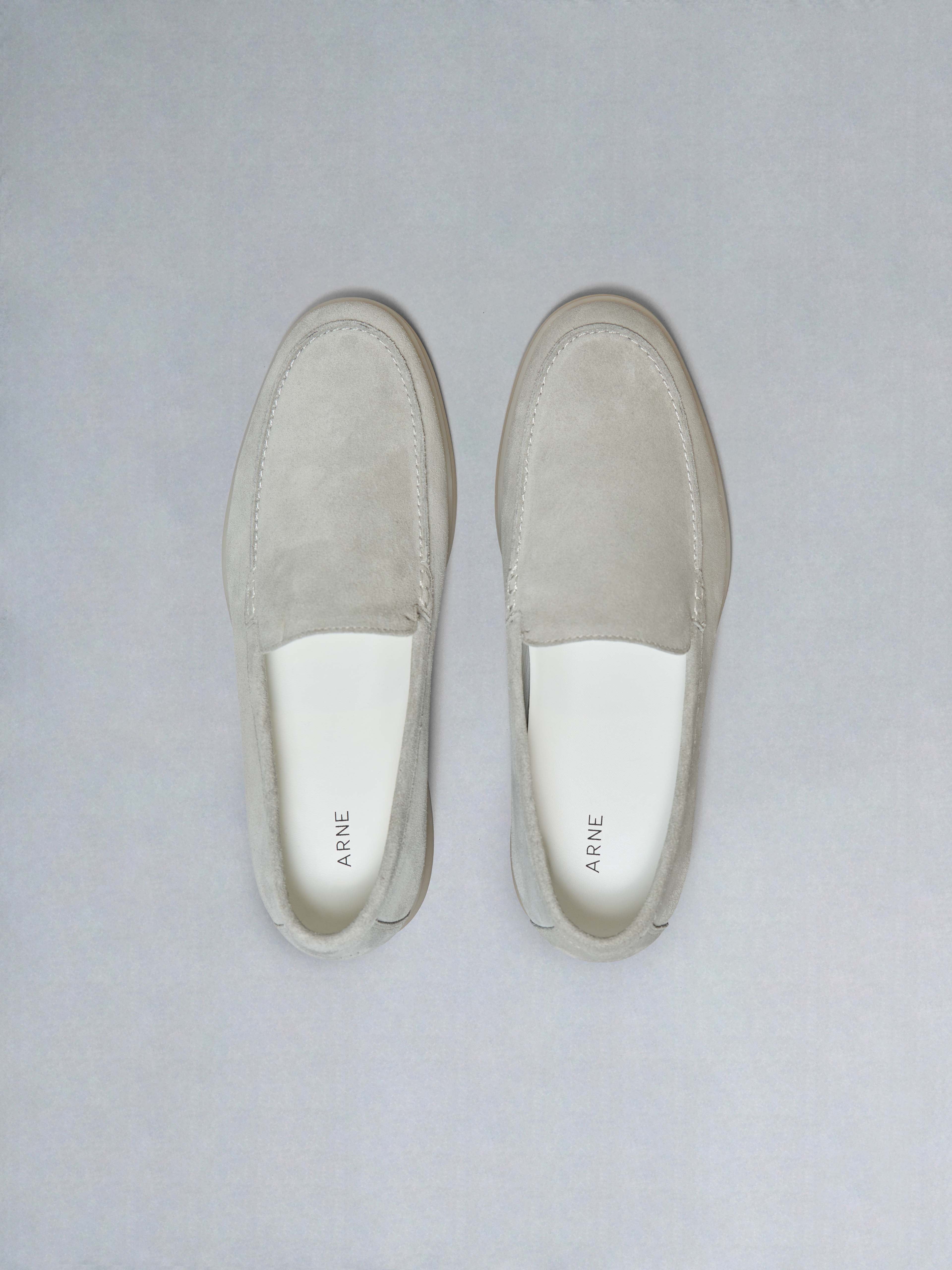 Mens Low Loafer in Grey