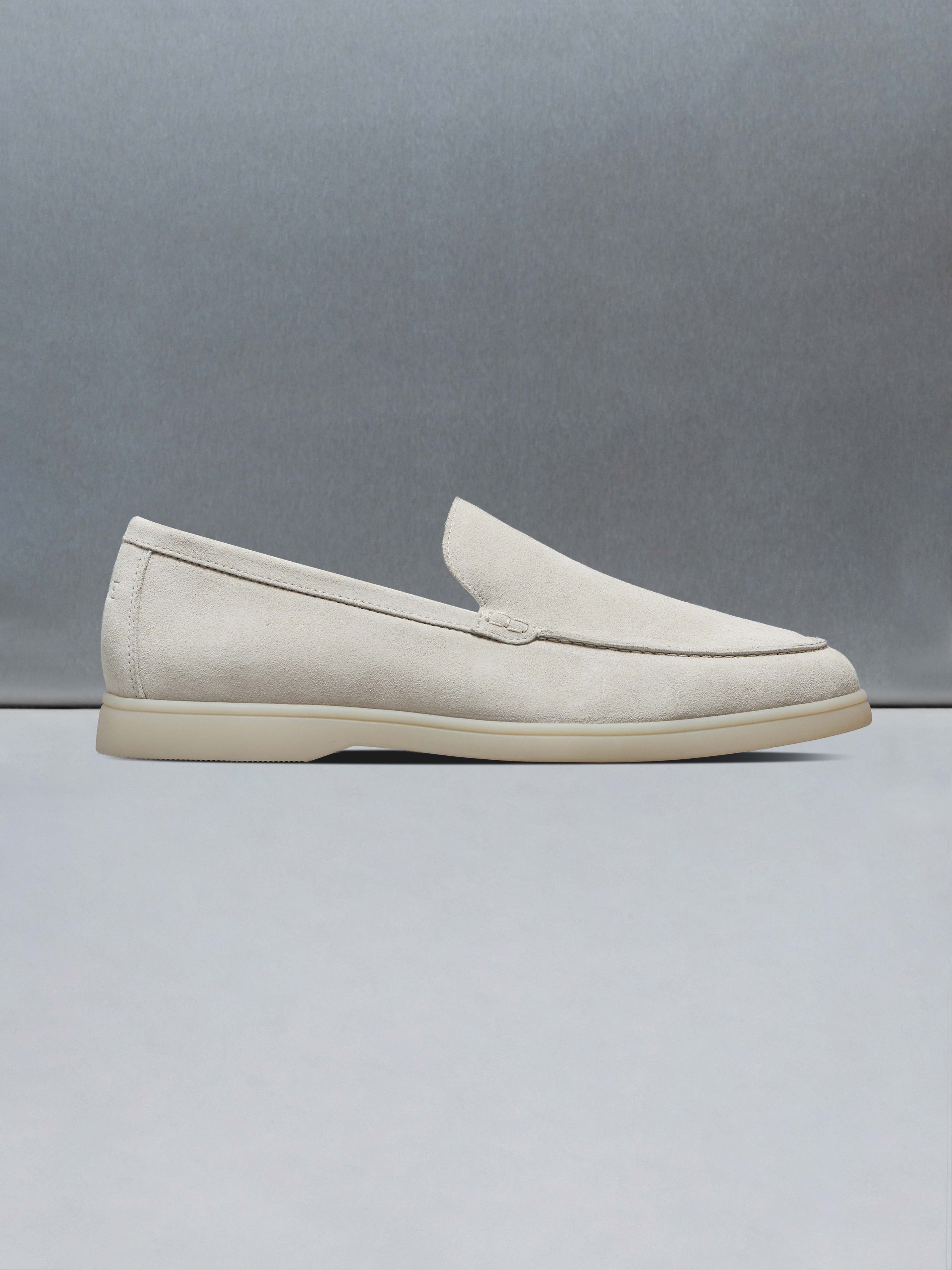 Mens Low Loafer in Stone