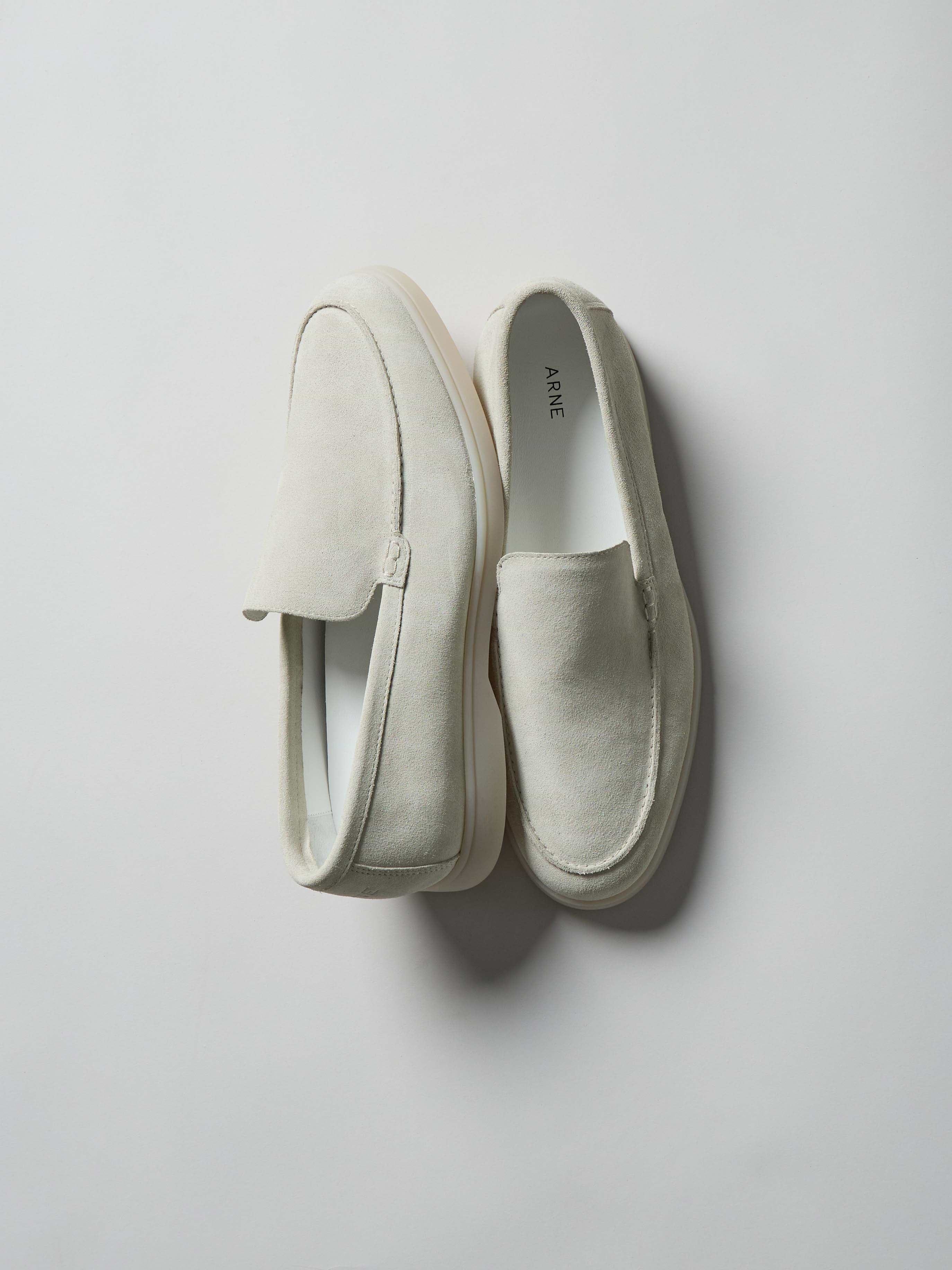 Mens Low Loafer in Stone