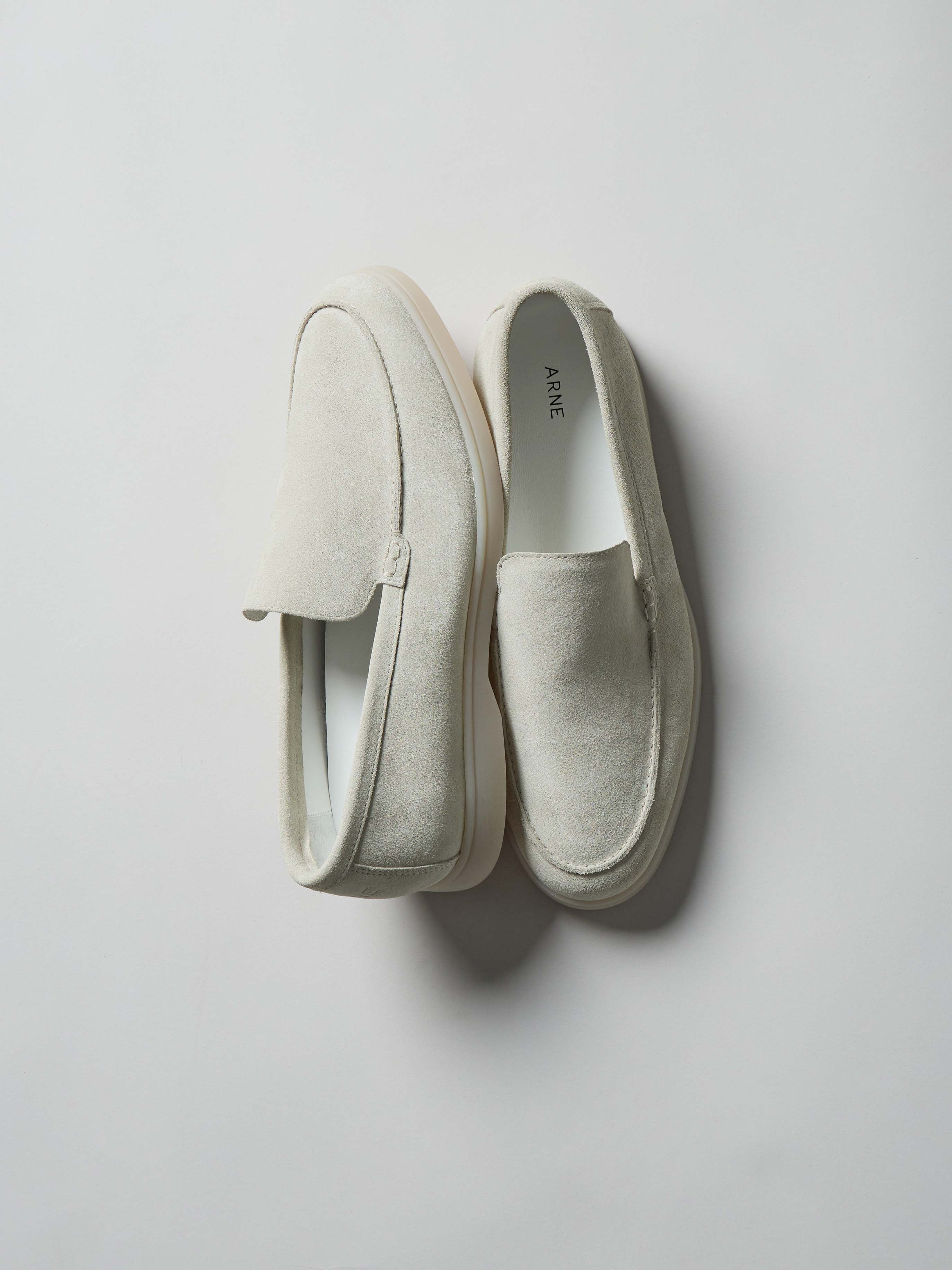Mens Low Loafer in Stone