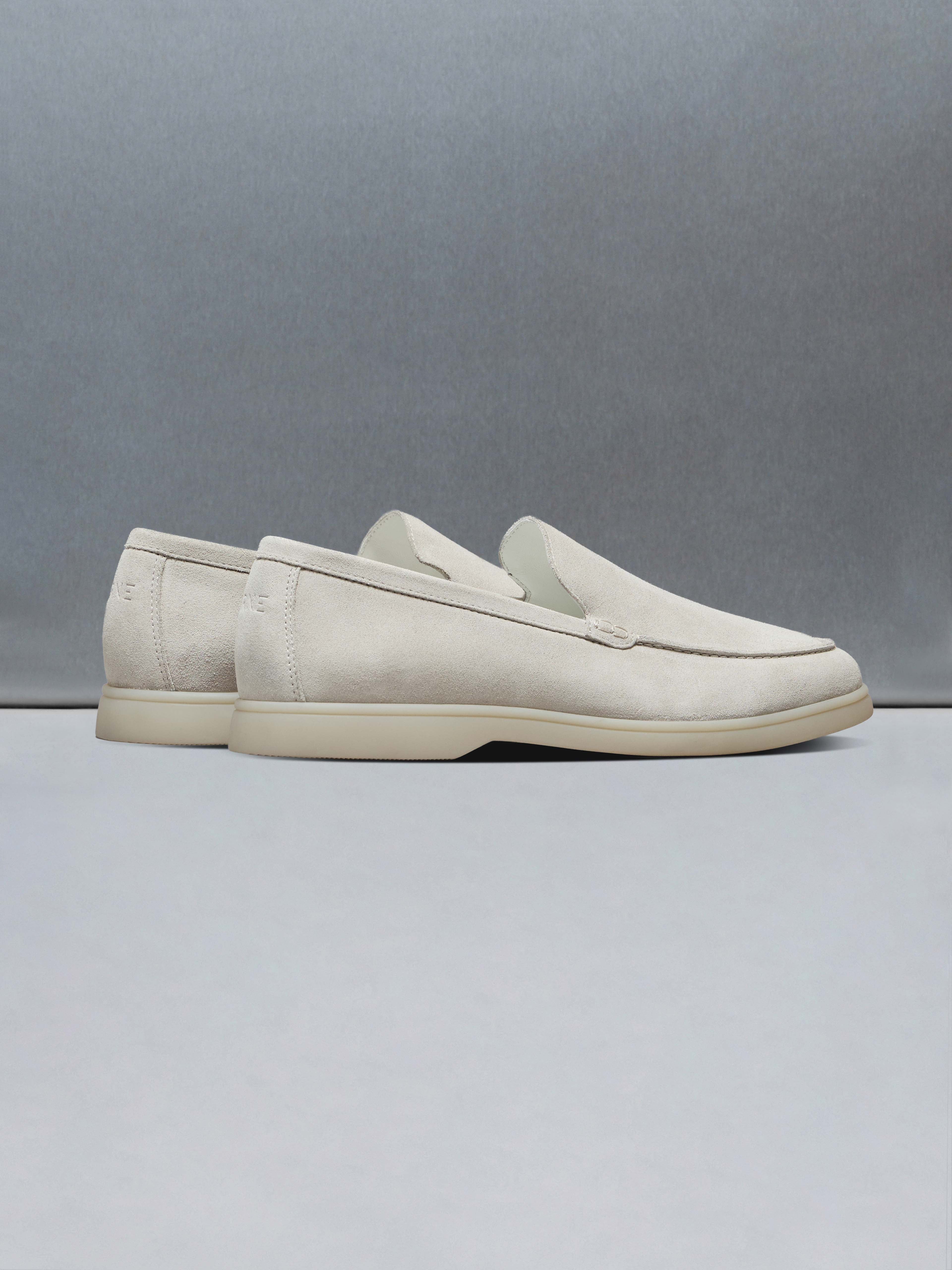 Mens Low Loafer in Stone