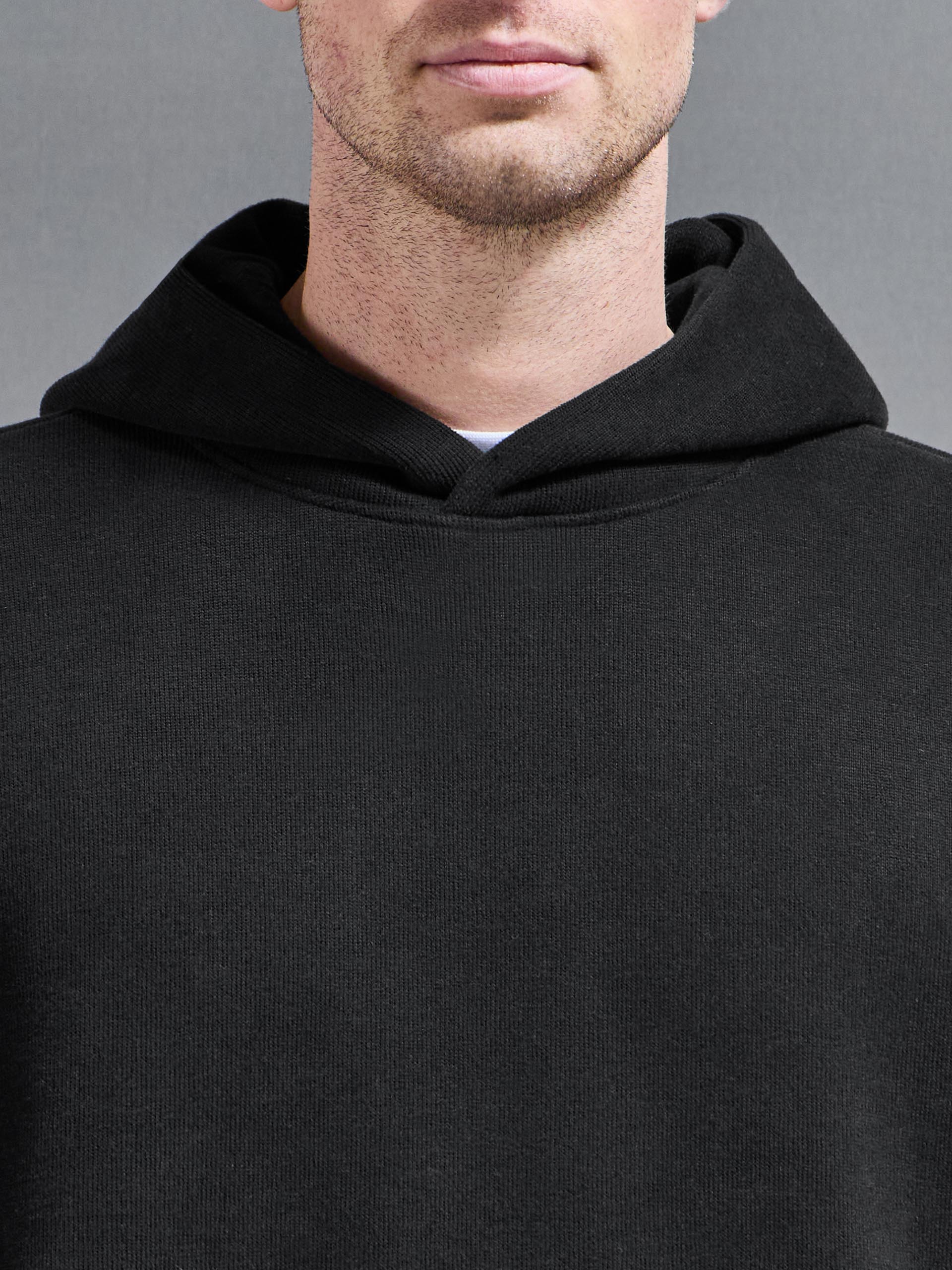 Mens Oversized Hoodie in Black