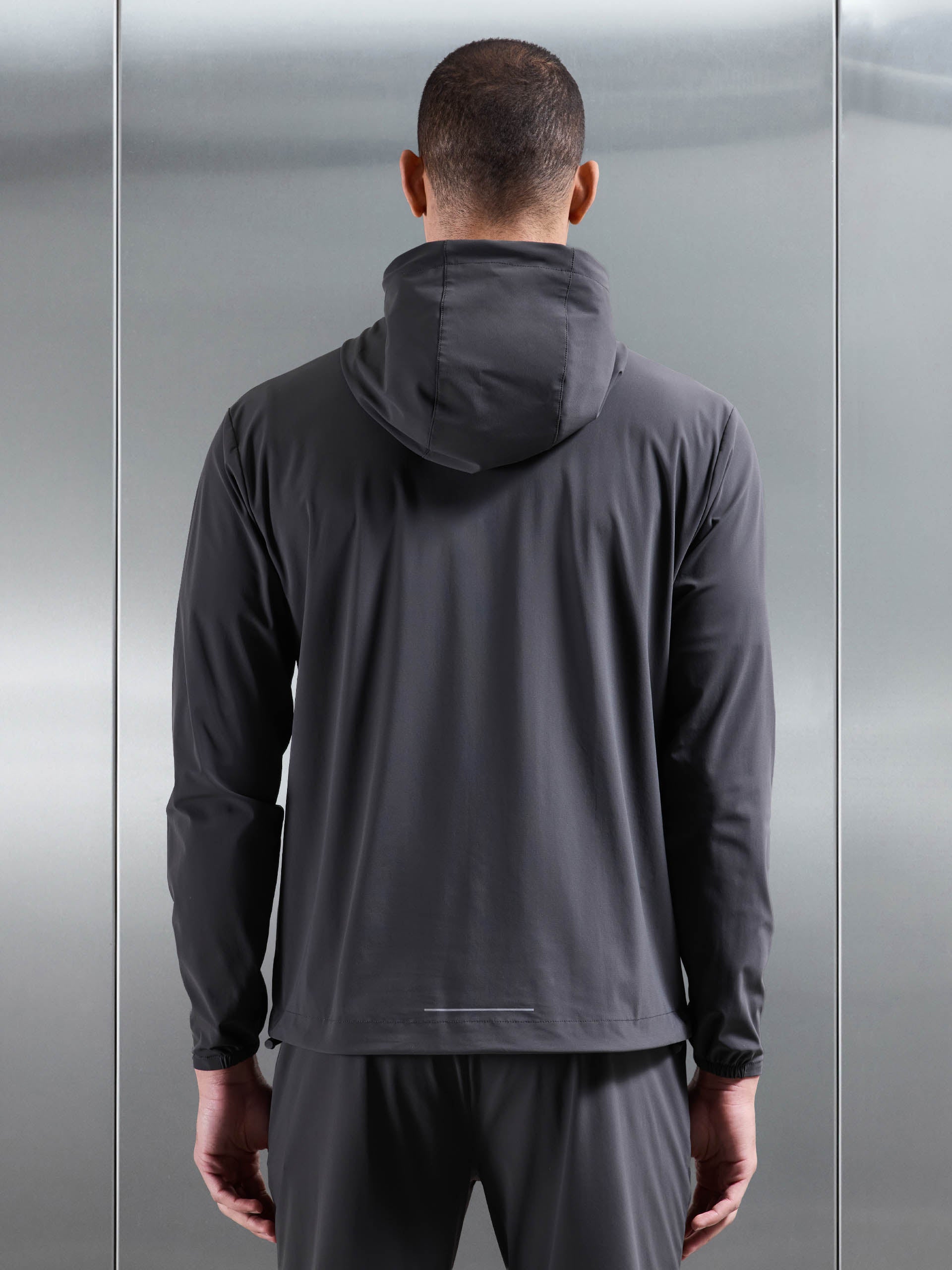 Mens Pace Windbreaker in Grey