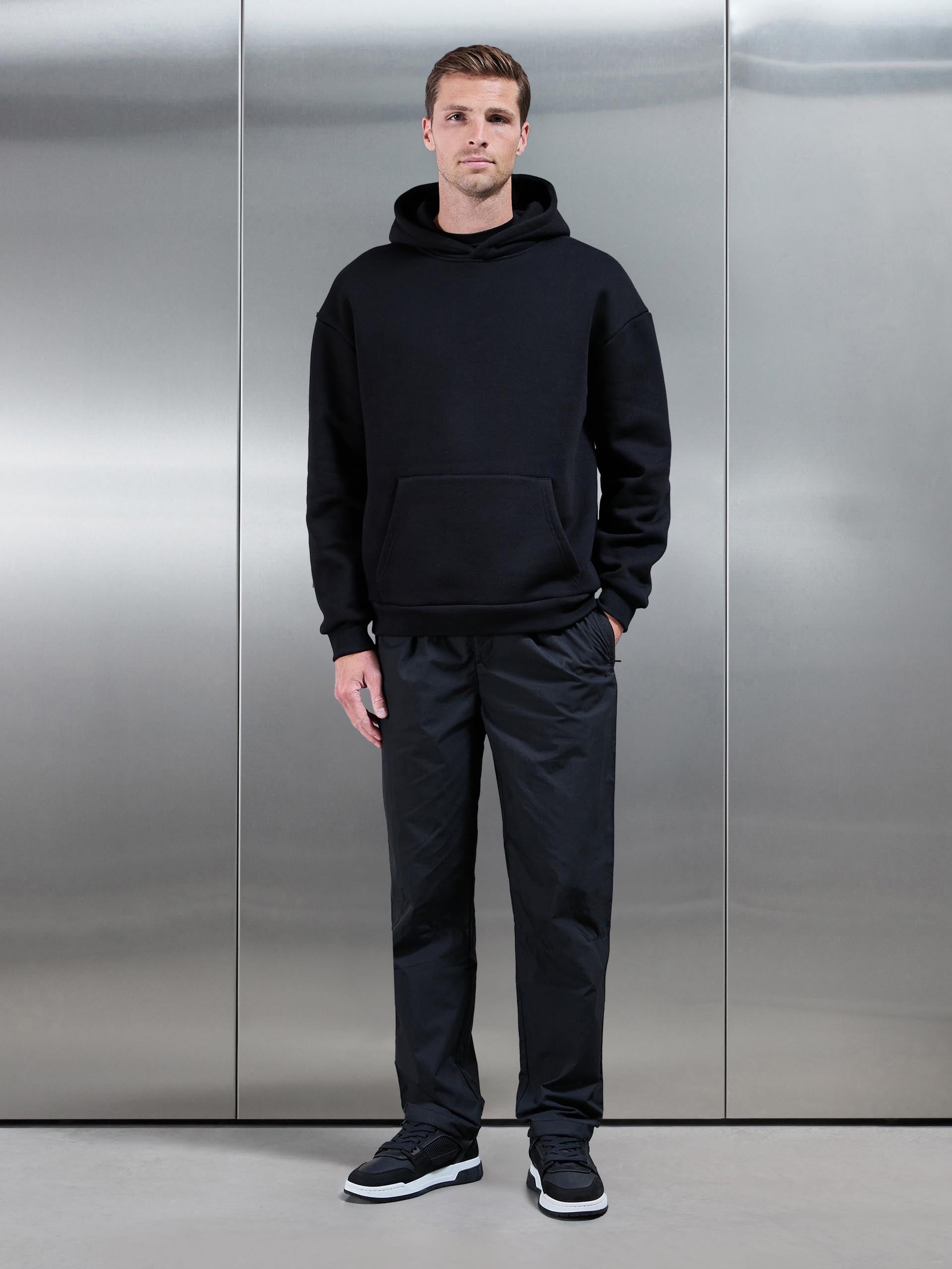 Mens Parachute Pant in Black