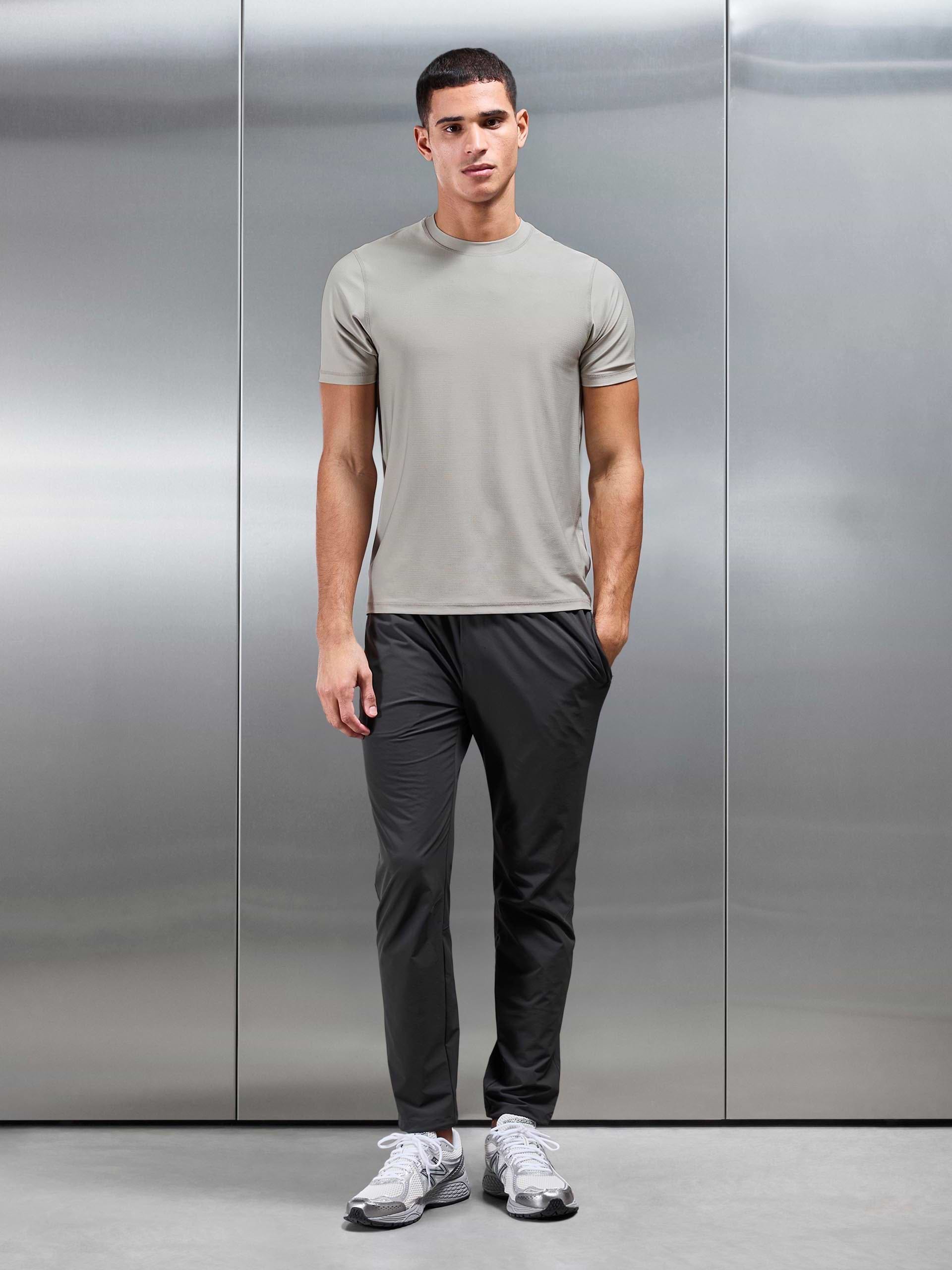 Mens Performance T-Shirt in Stone