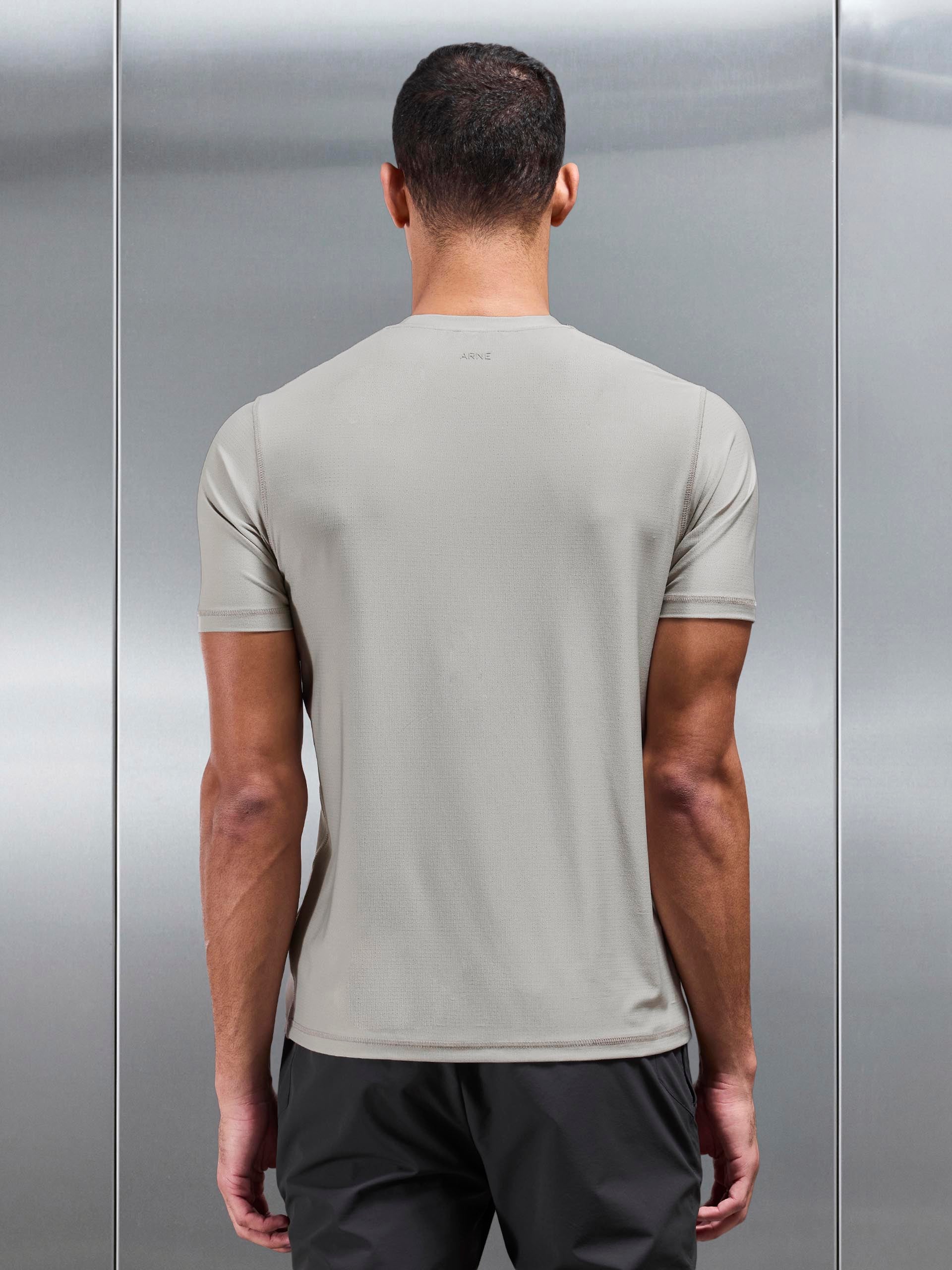 Mens Performance T-Shirt in Stone