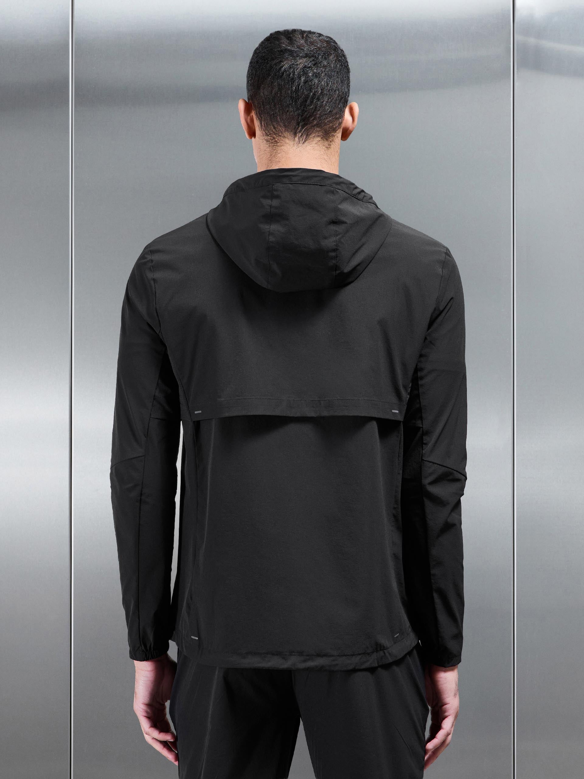 Mens Performance Windbreaker in Black