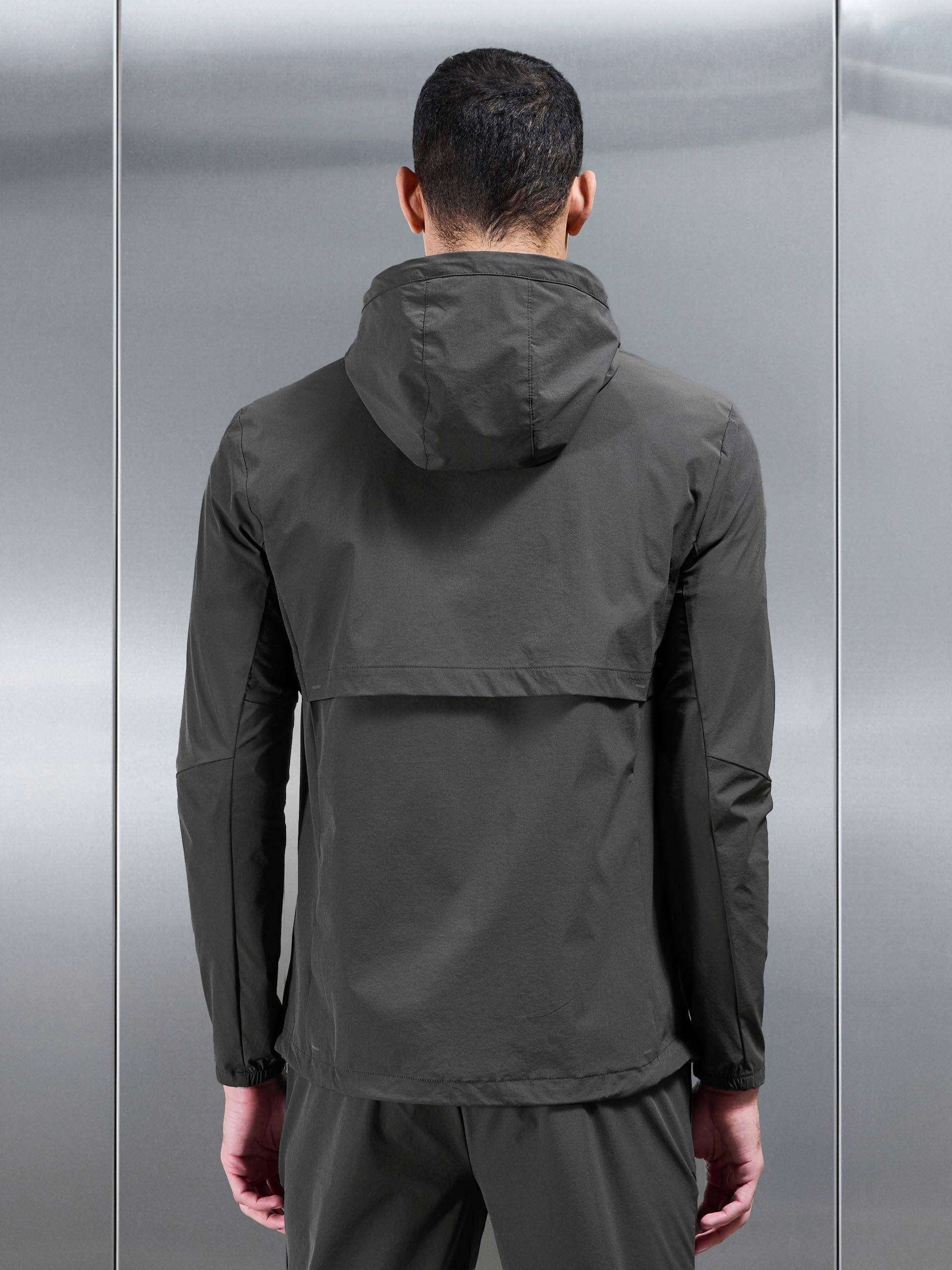 Mens Performance Windbreaker in Grey