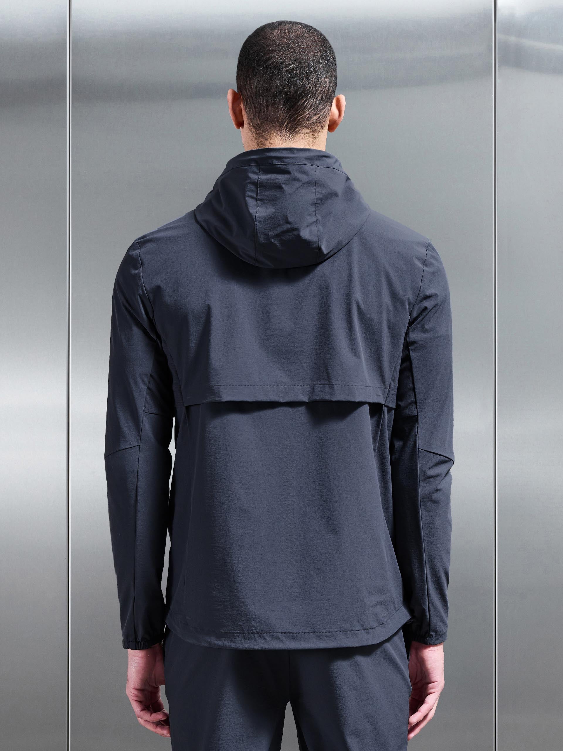 Mens Performance Windbreaker in Slate Blue
