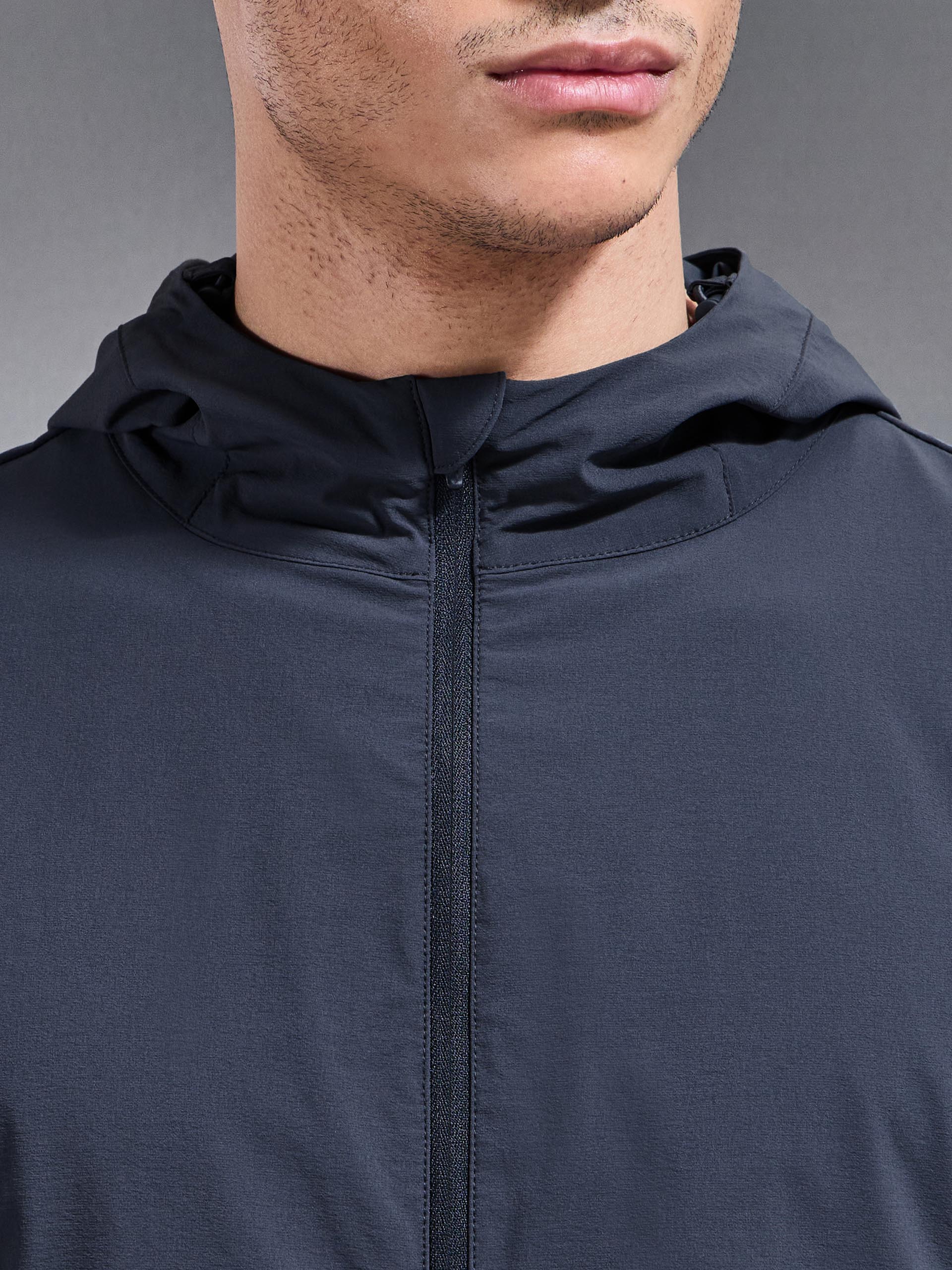 Mens Performance Windbreaker in Slate Blue