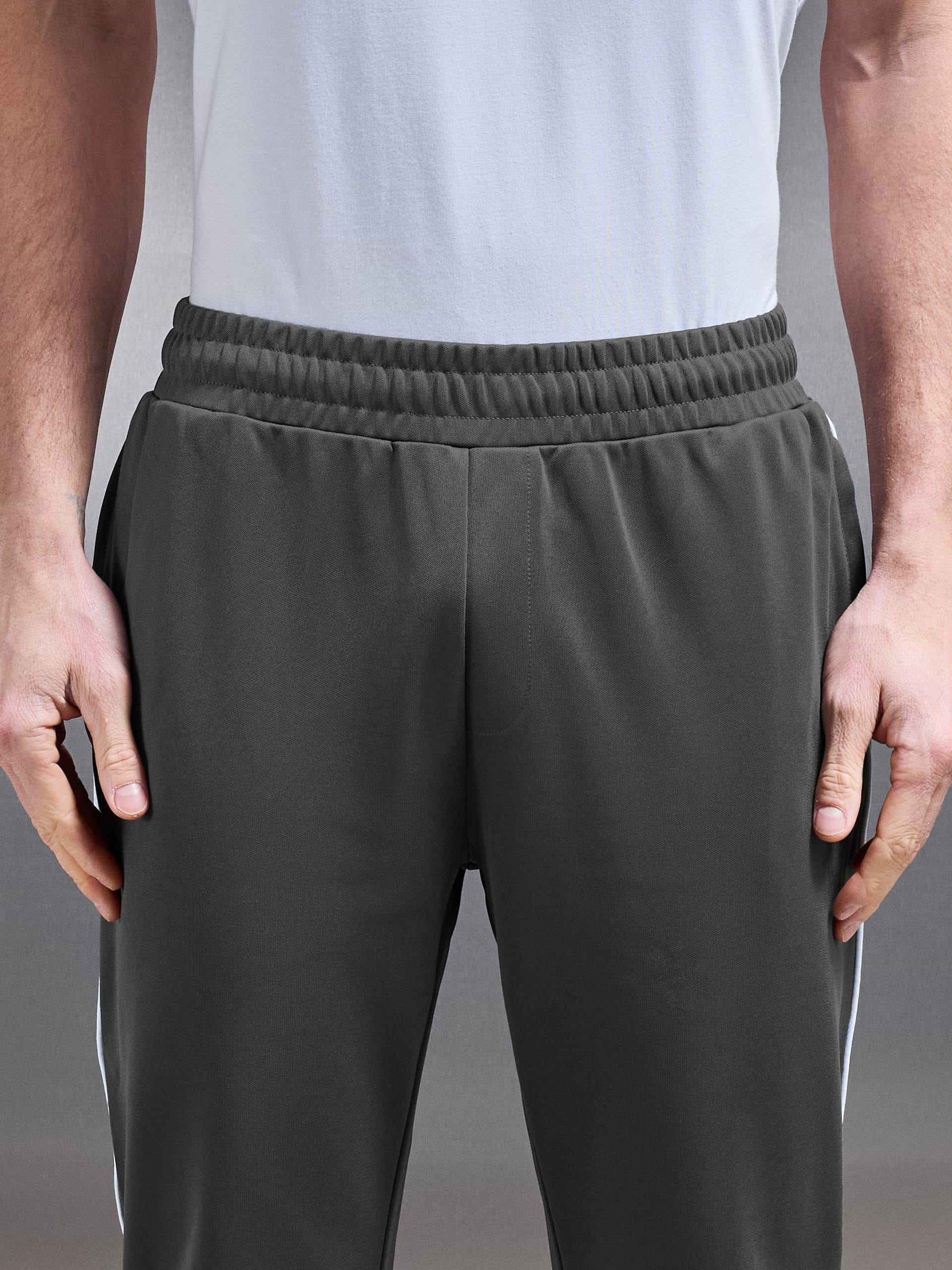 Piping Track Pant in Grey