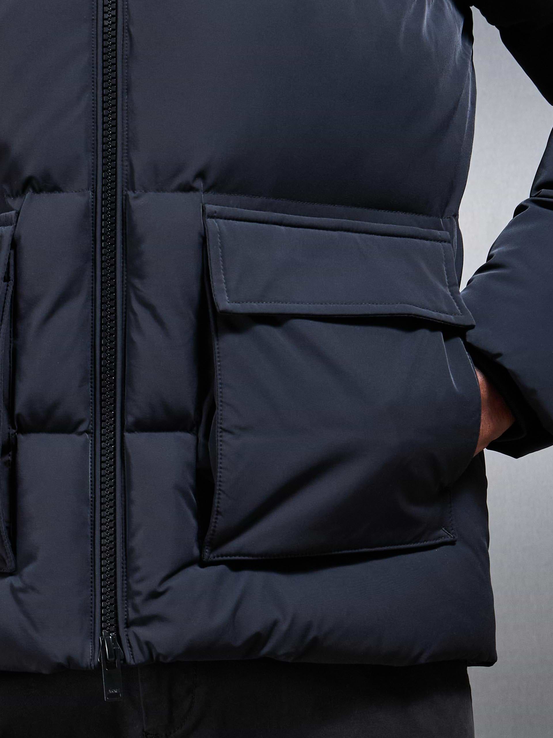 Puffer Parka in Black