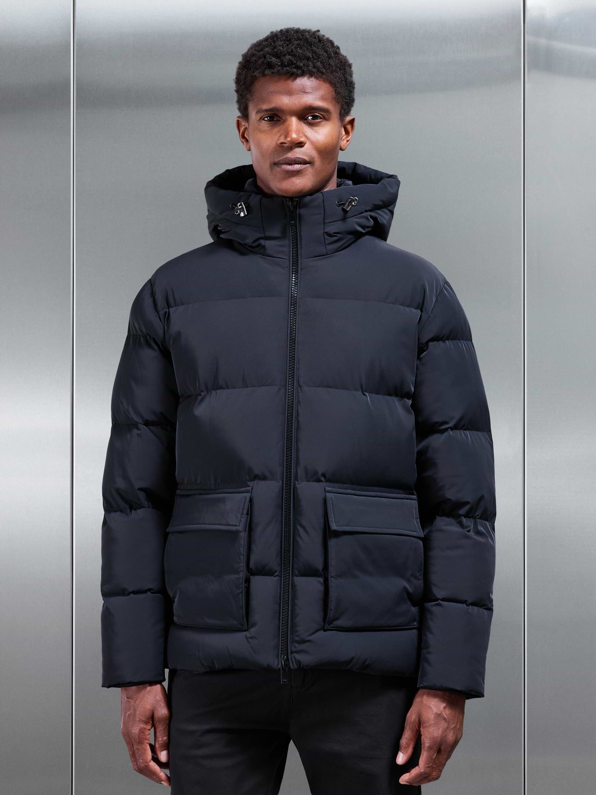 Puffer Parka in Black