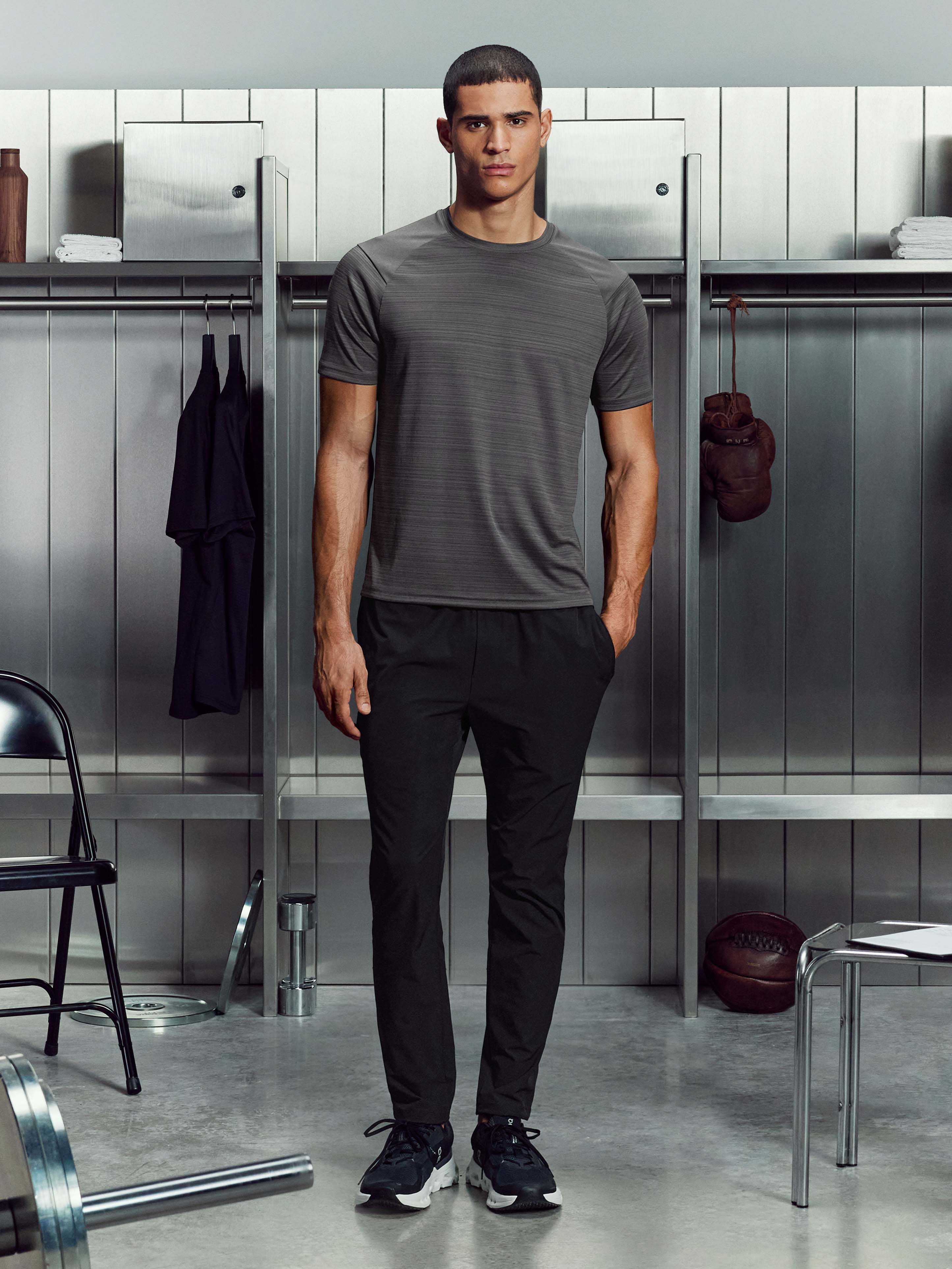 Mens React T-Shirt in Grey
