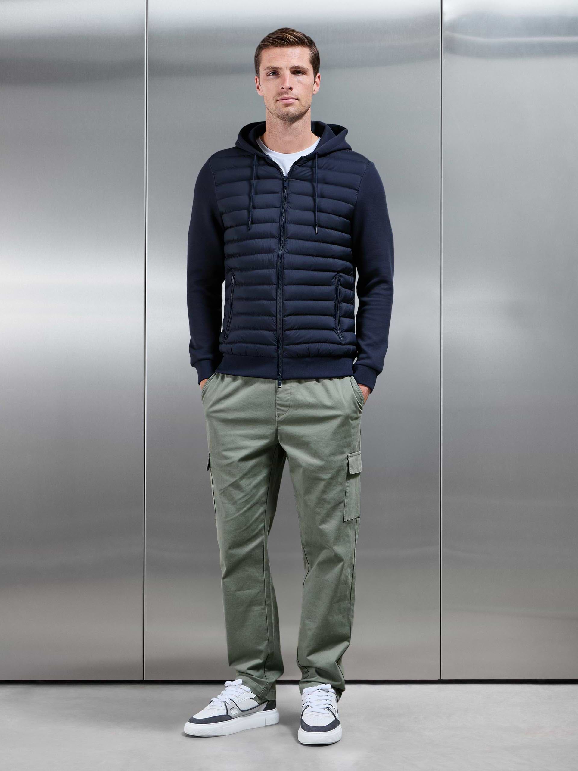 Relaxed Fit Cotton Cargo Pant in Olive