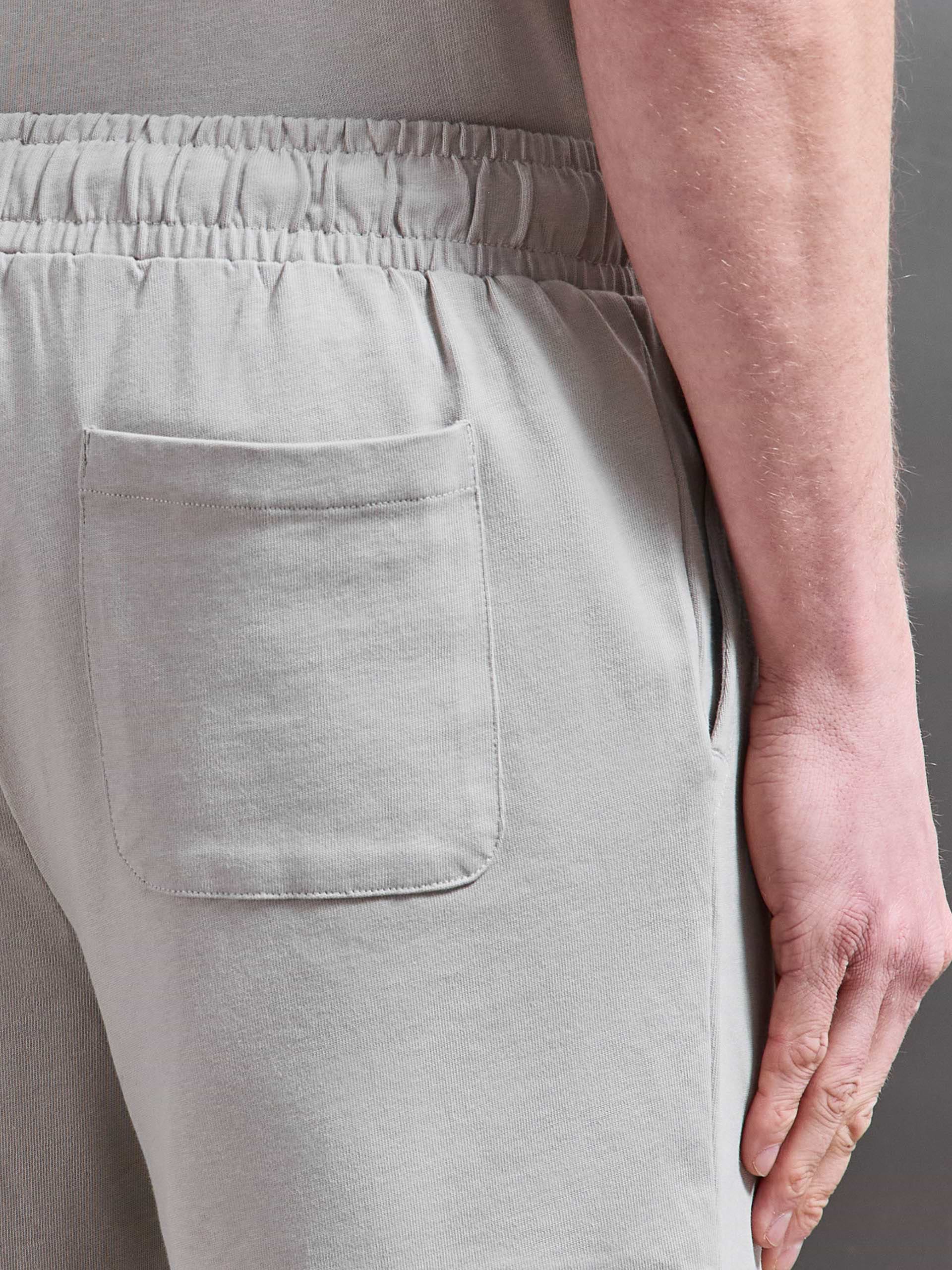 Relaxed Fit Cotton Short in Stone