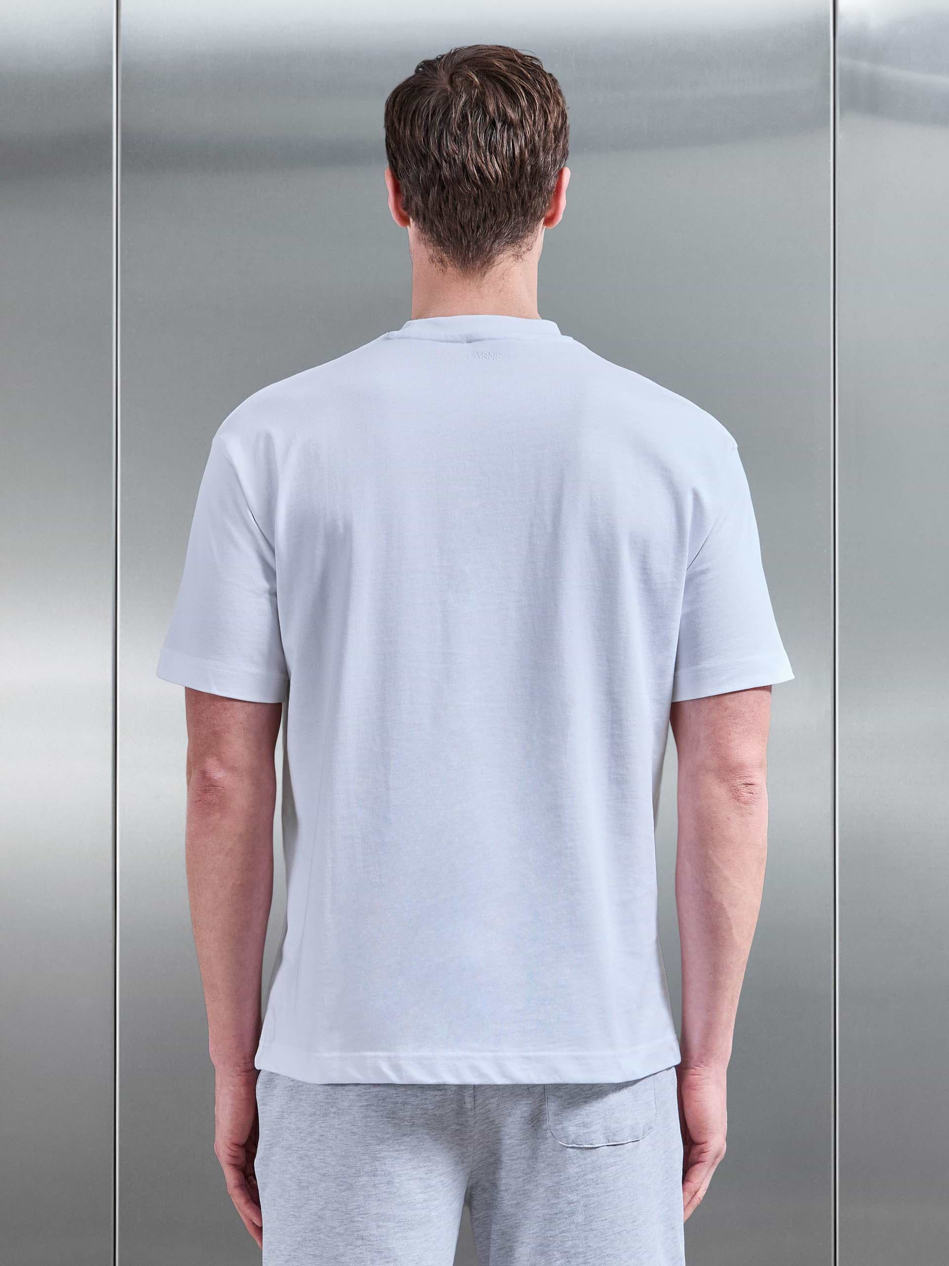 Relaxed Fit Cotton T-Shirt in White
