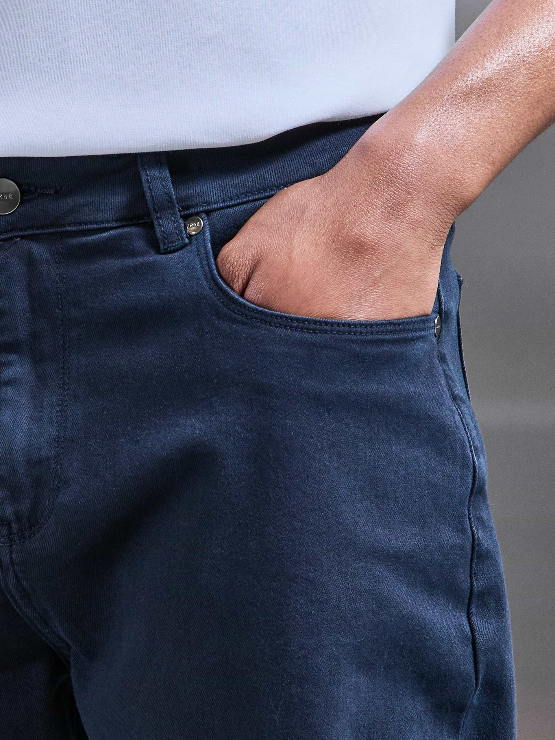 Relaxed Fit Denim Short in Navy