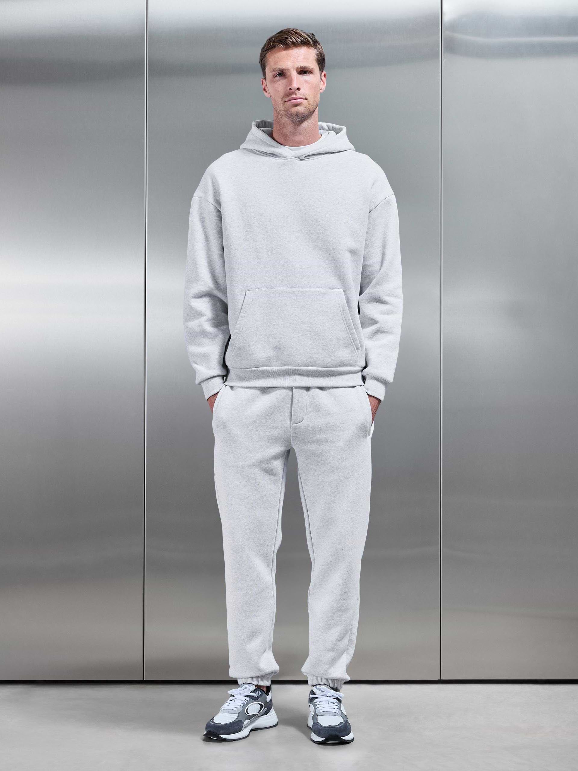 Relaxed Fit Jogger in Marl Grey