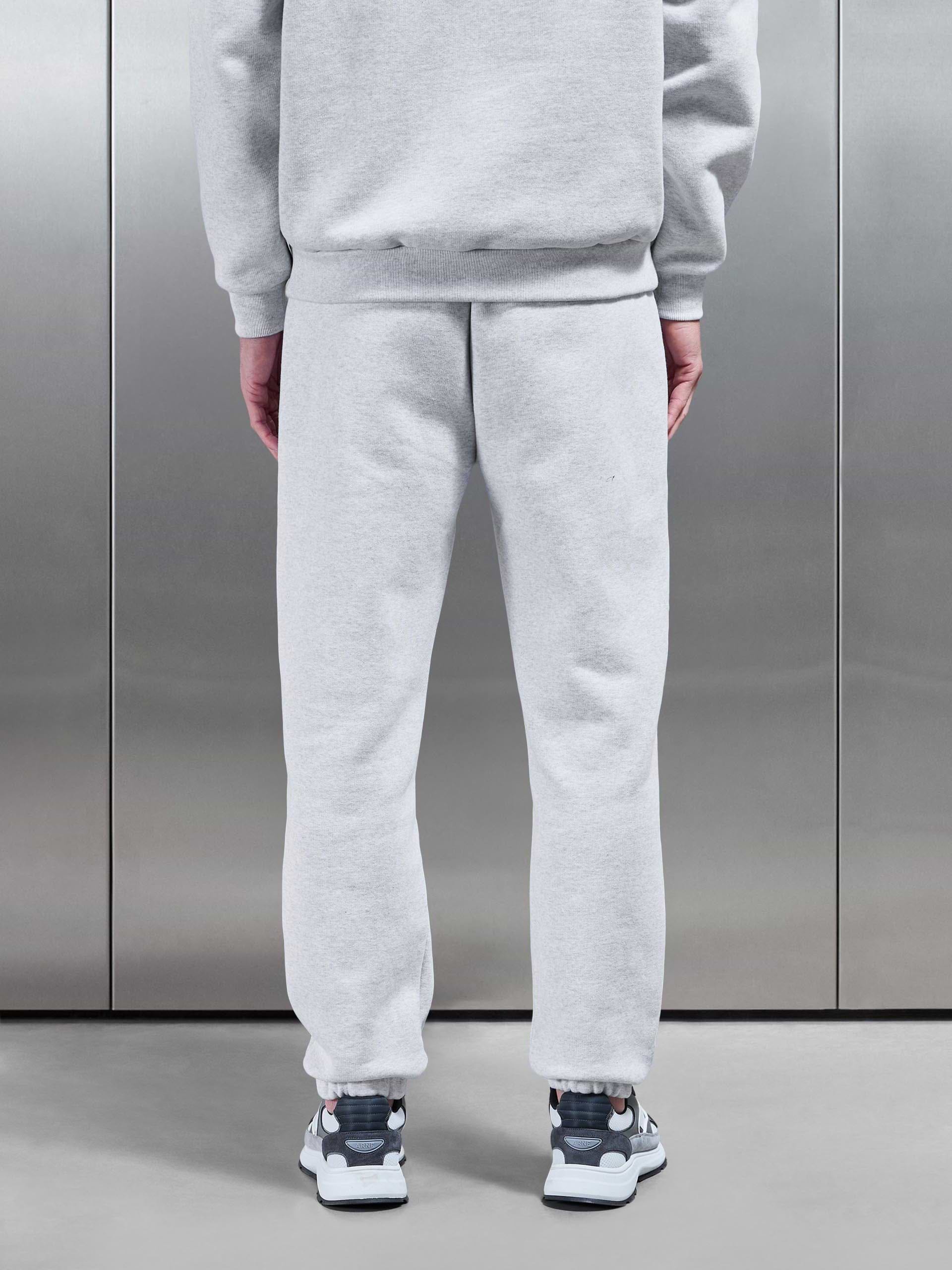 Relaxed Fit Jogger in Marl Grey