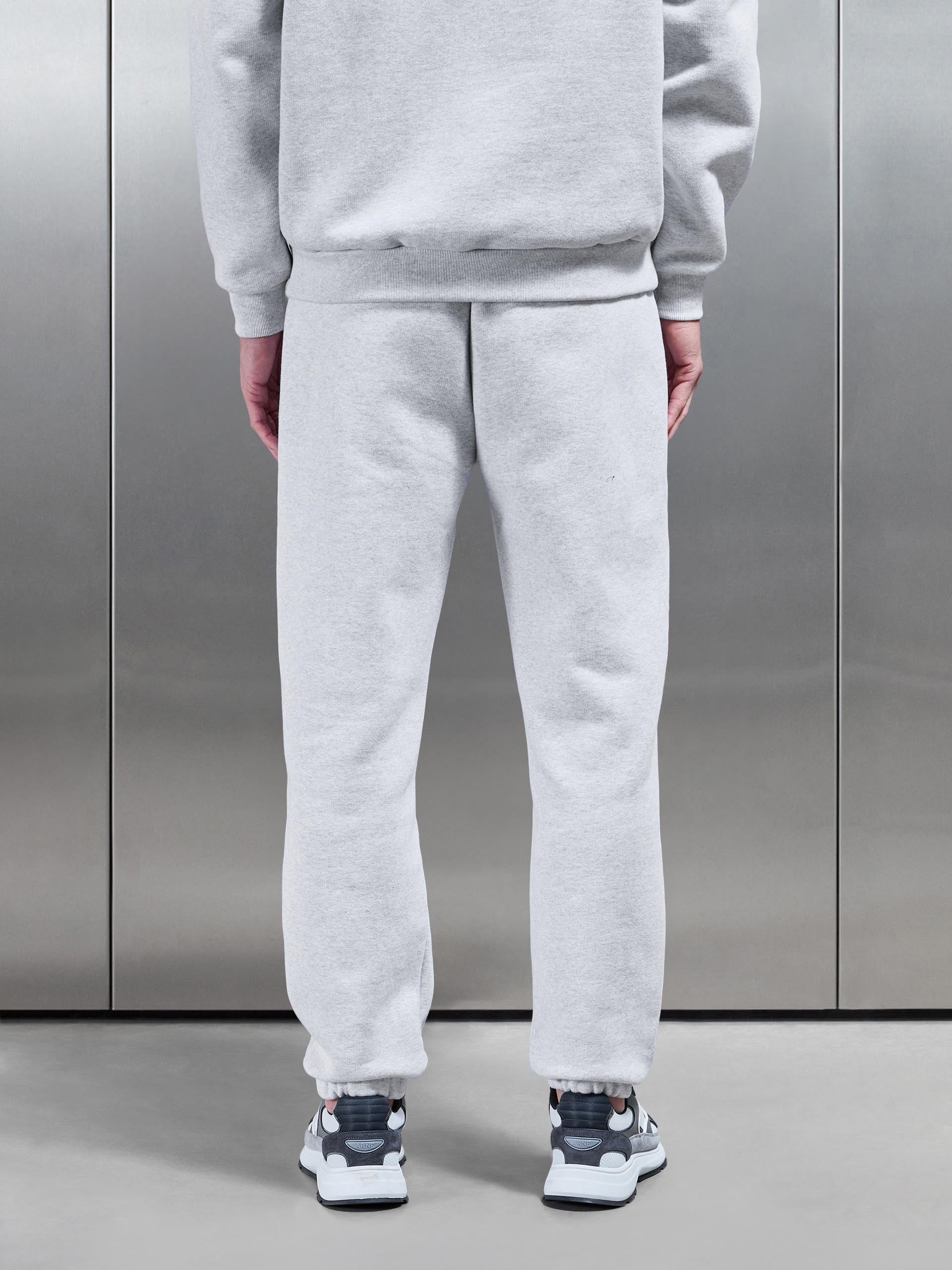 Mens Relaxed Fit Jogger in Marl Grey