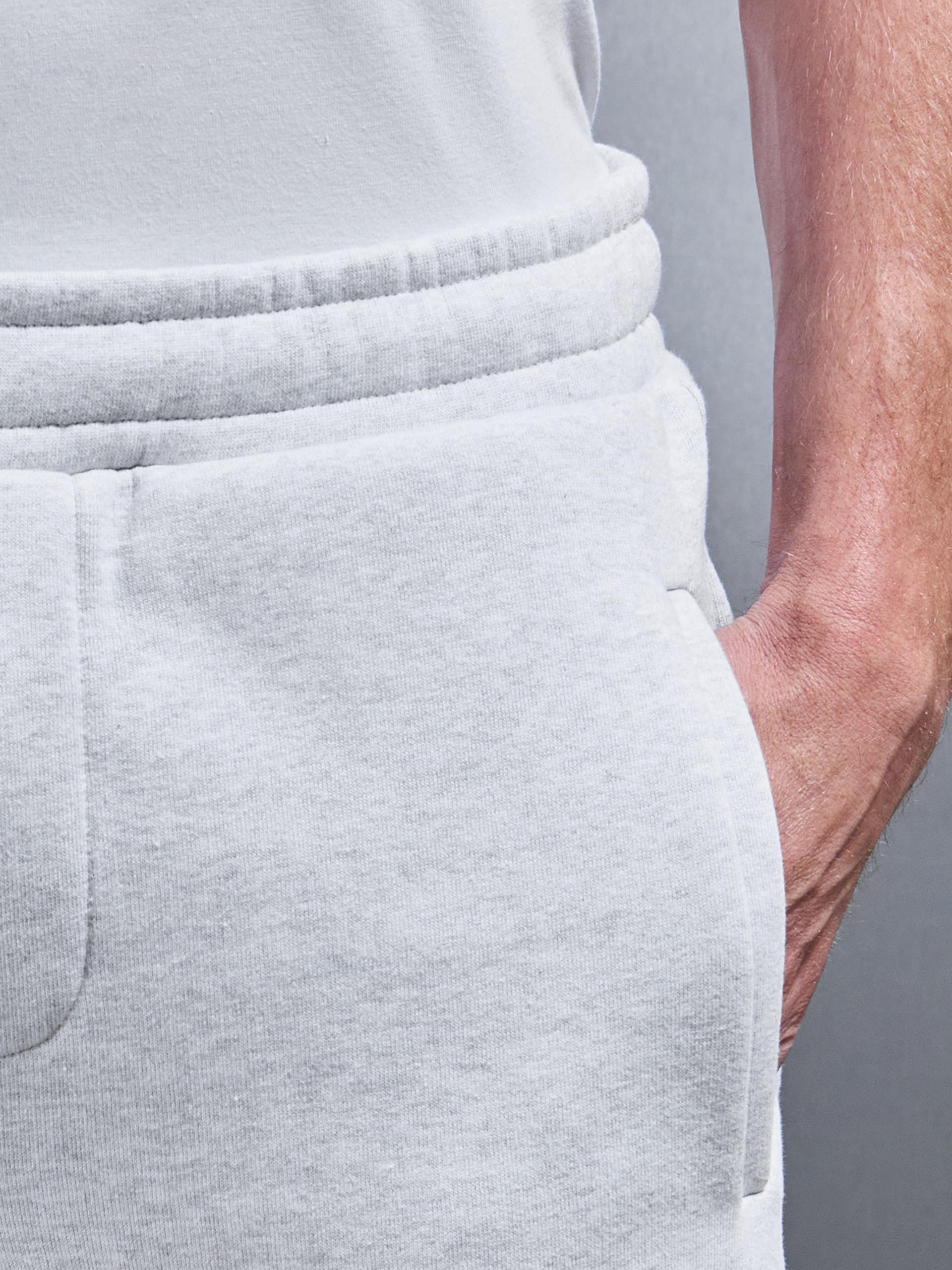 Mens Relaxed Fit Jogger in Marl Grey