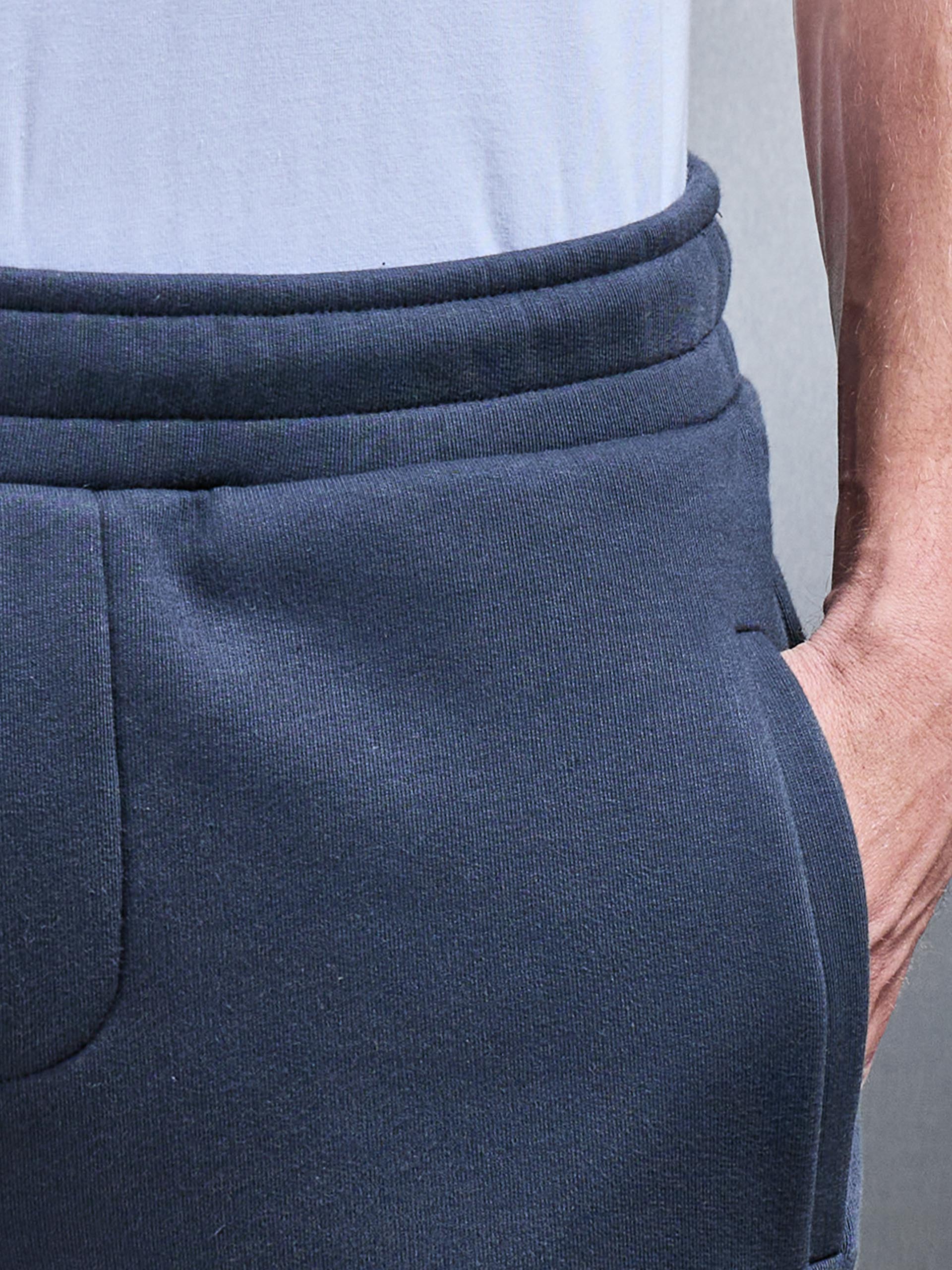 Mens Relaxed Fit Jogger in Slate Blue