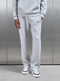 Mens Relaxed Fit Knitted Jogger in Marl Grey