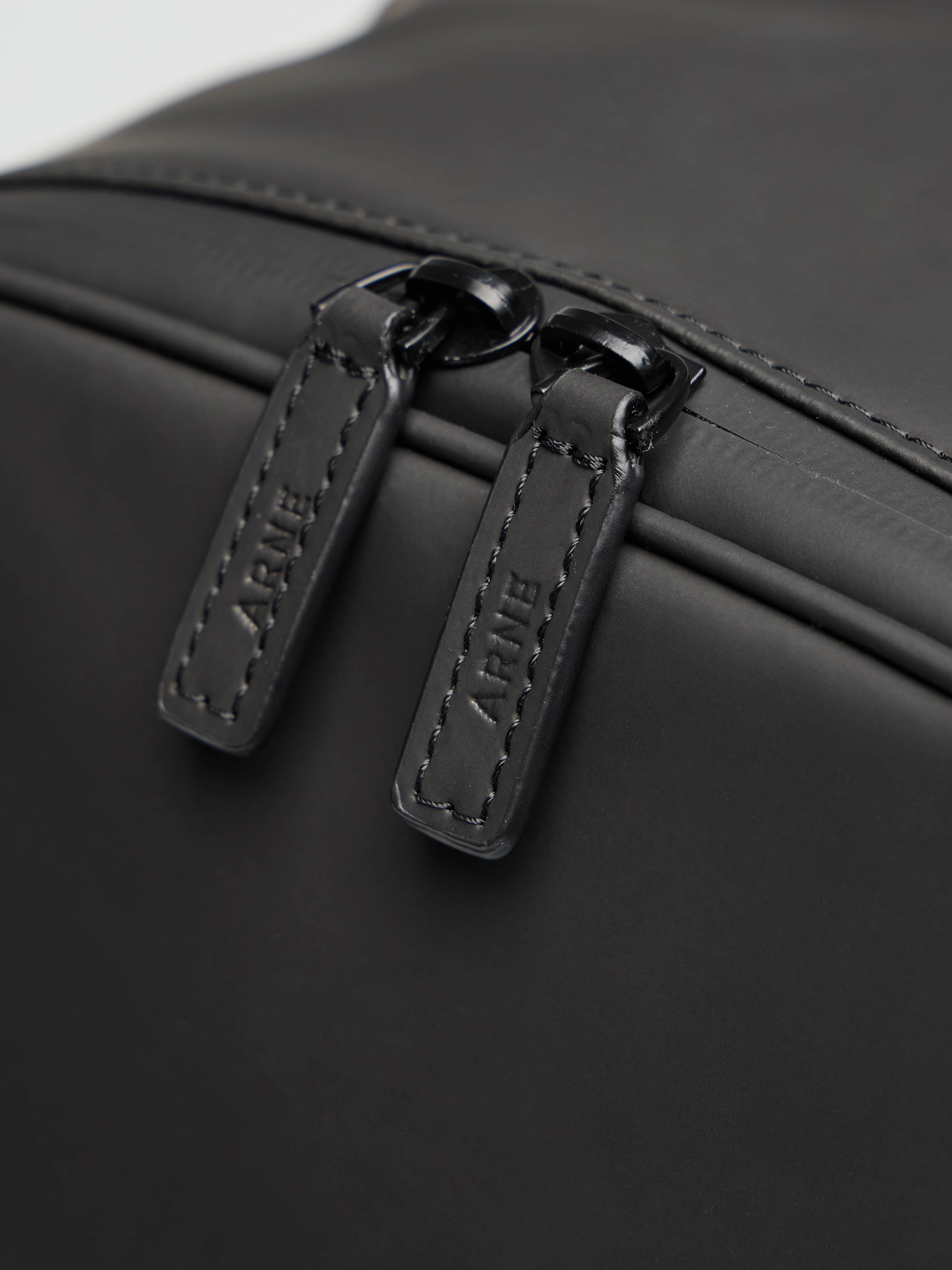Mens Rubberised Backpack in Black