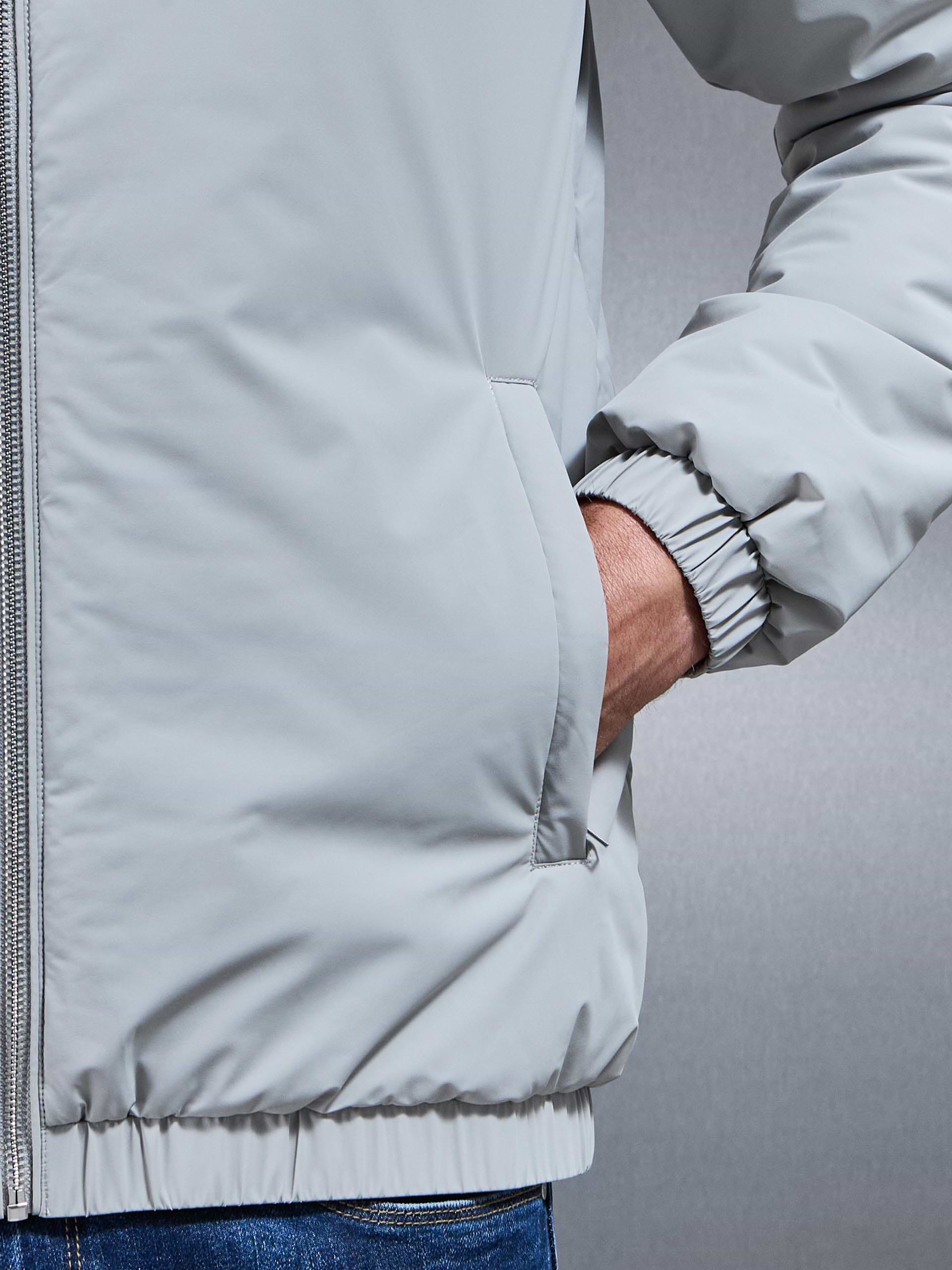 Shell Padded Windbreaker in Stone