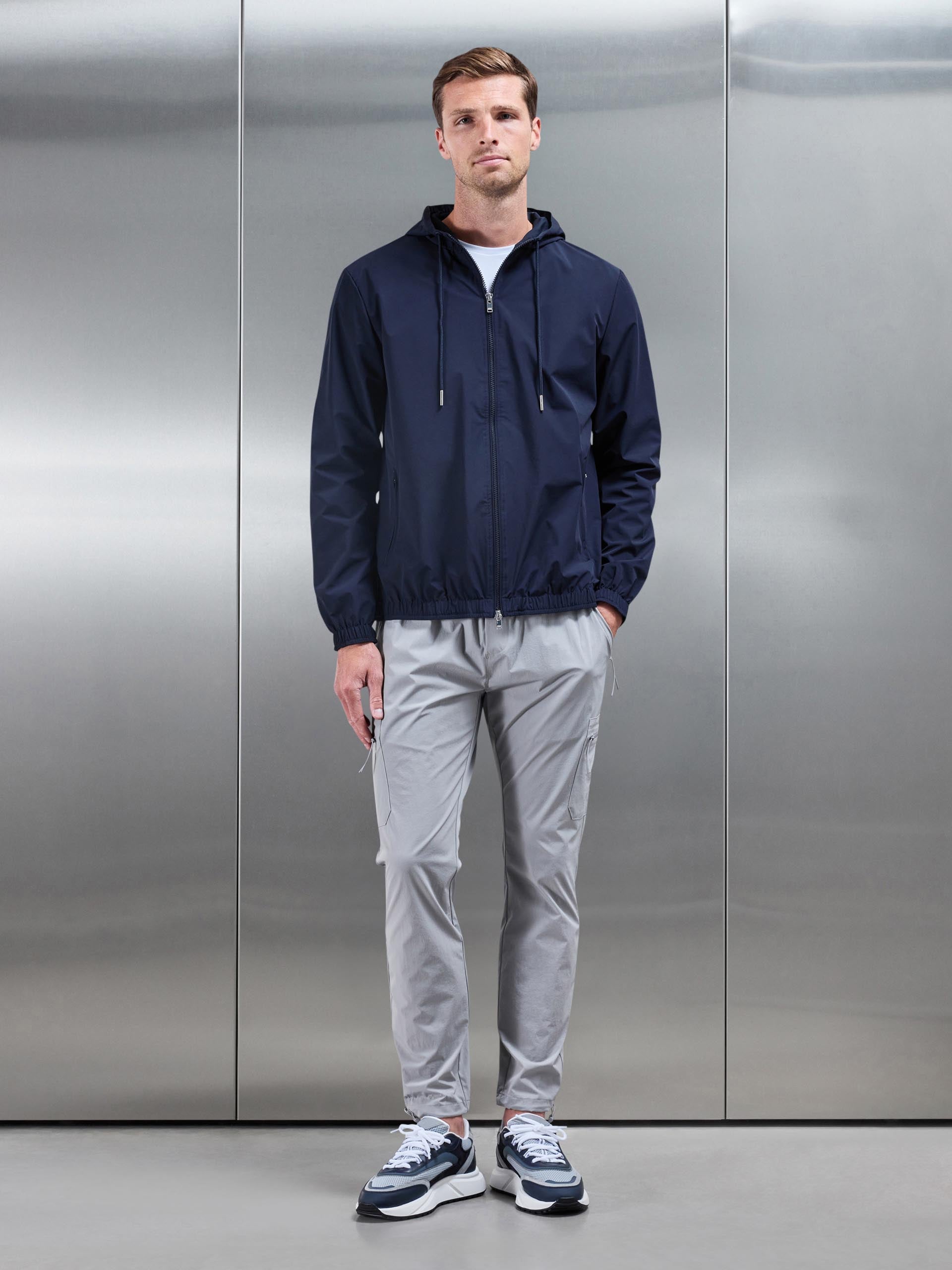 Mens Shell Windbreaker in Navy