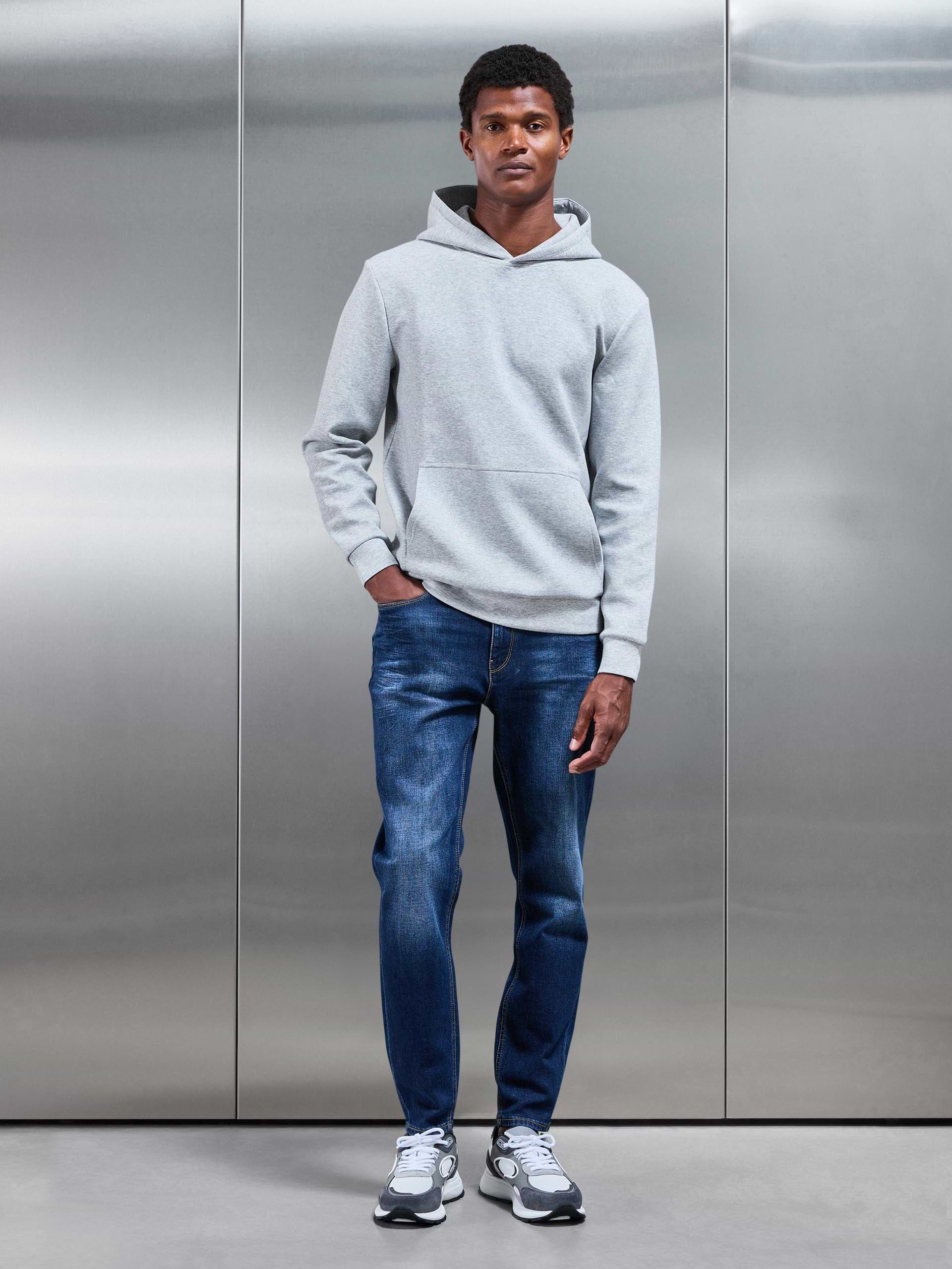 Slim Fit Denim Jeans in Dark Wash