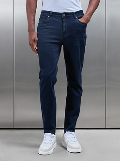 Mens Slim Fit Denim Jeans in Navy