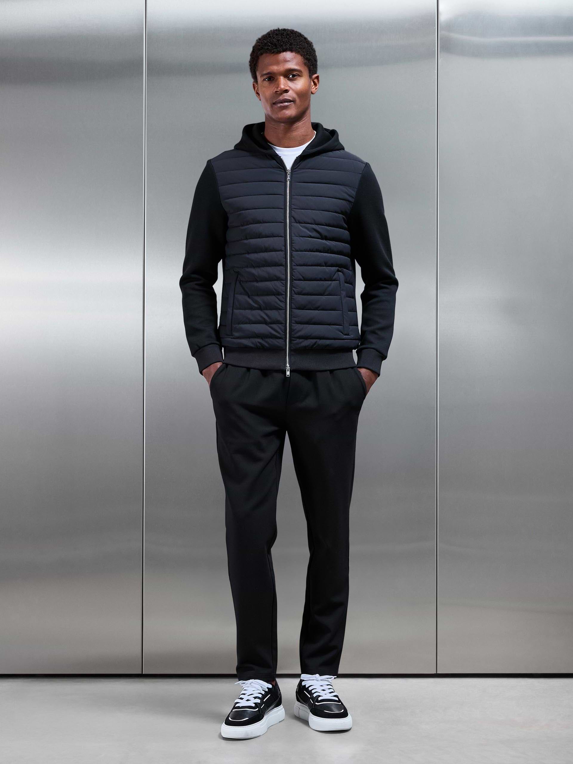 Mens Smart Casual Jogger in Black